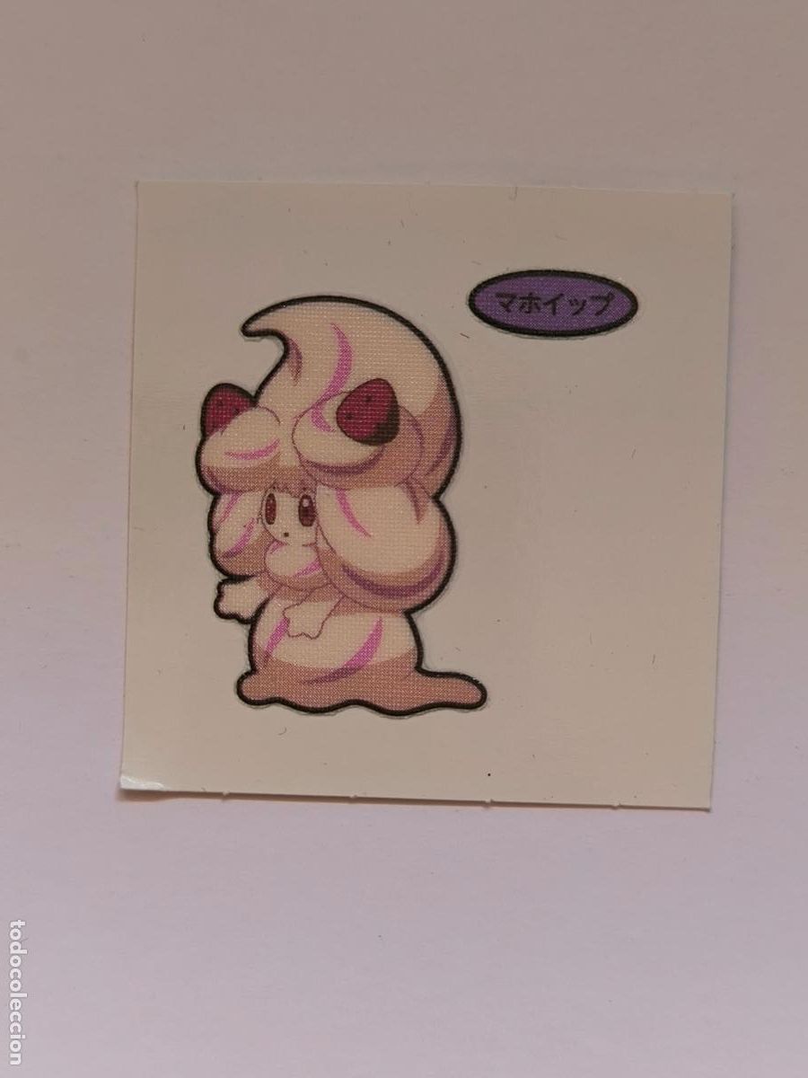Cartes &agrave; &Eacute;changer: POKEMON DAIICHI PAN - ALCREMIE - DECO CHARA BREAD STICKER / SEAL - ORIGINAL JAPON (&Ntilde;7C6)