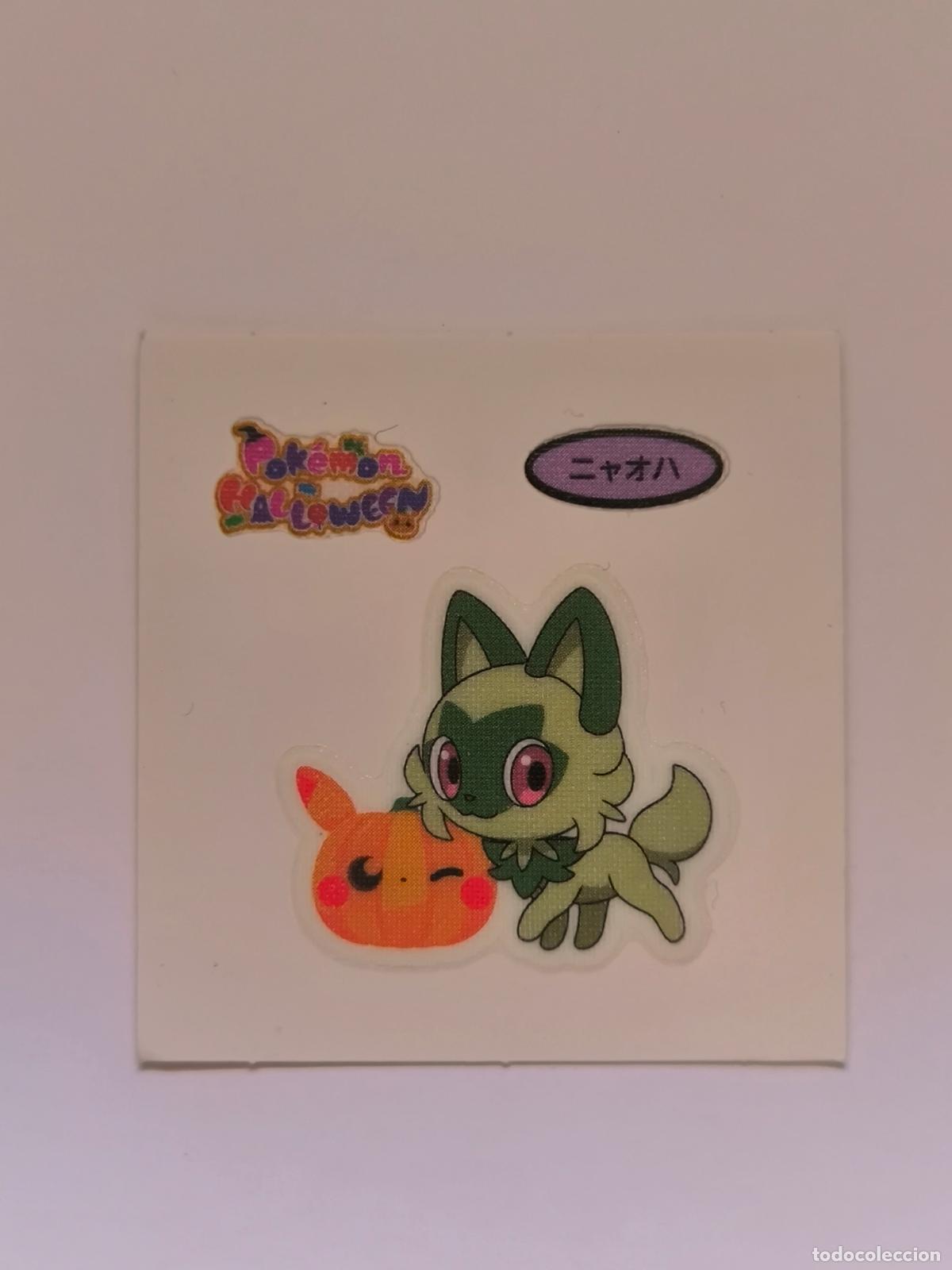 Trading Cards: POKEMON DAIICHI PAN - SPRIGATITO HALLOWEEN - DECO CHARA BREAD STICKER / SEAL - ORIGINAL JAPON (&Ntilde;7C6)