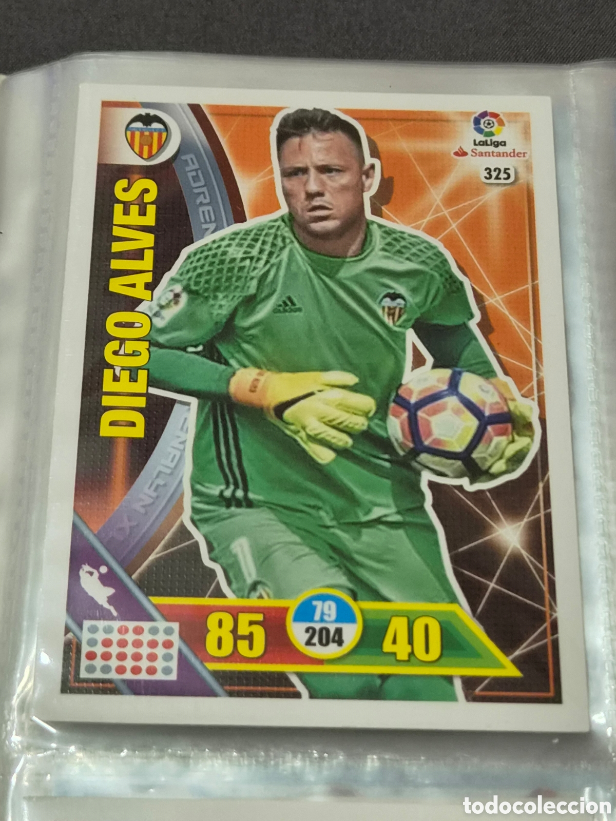 Trading Cards: 325 - DIEGO ALVES, VALENCIA ADRENALYN 2016 2017