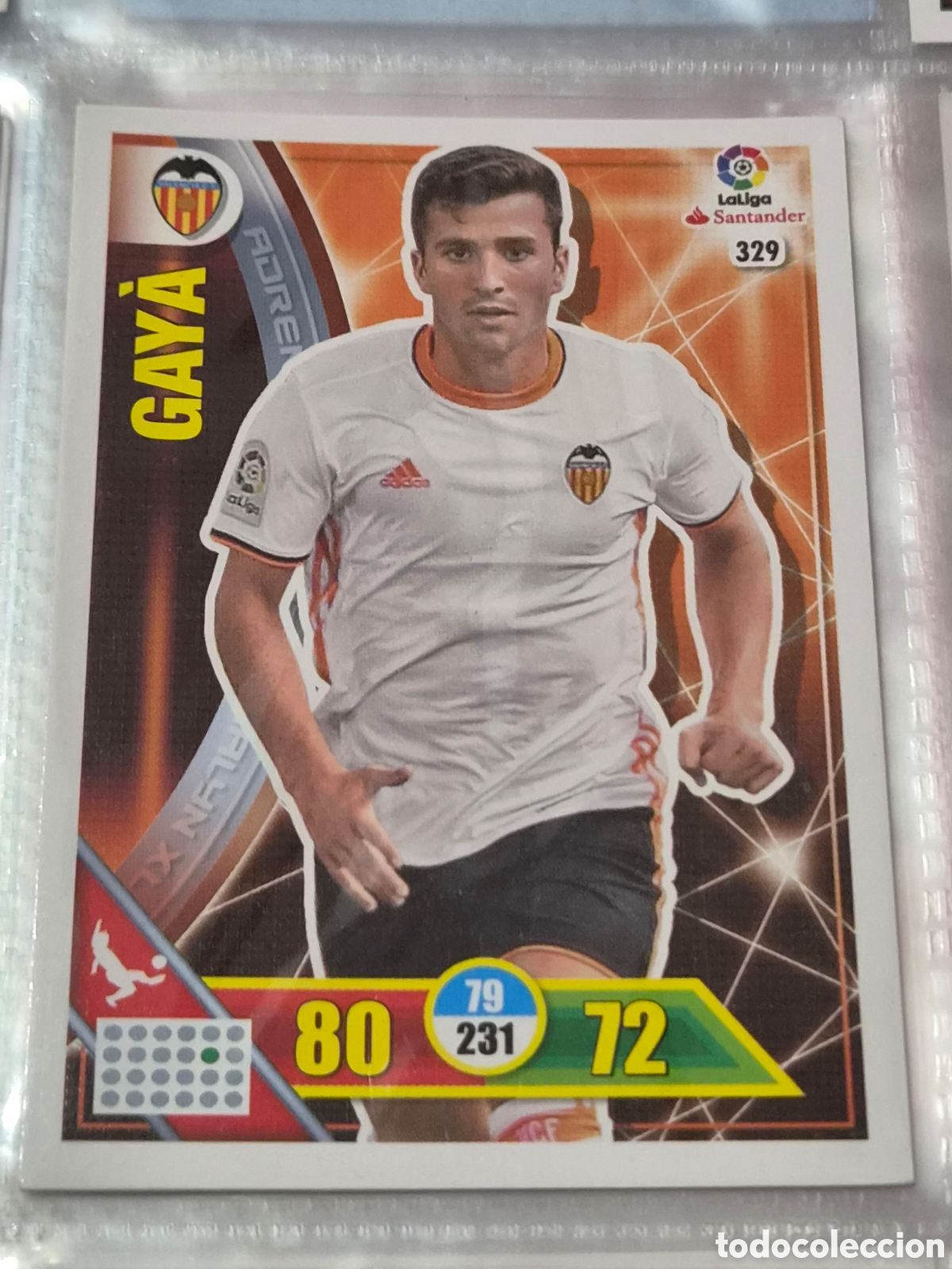 Trading Cards: 329 - GAY&Aacute;, VALENCIA ADRENALYN 2016 2017