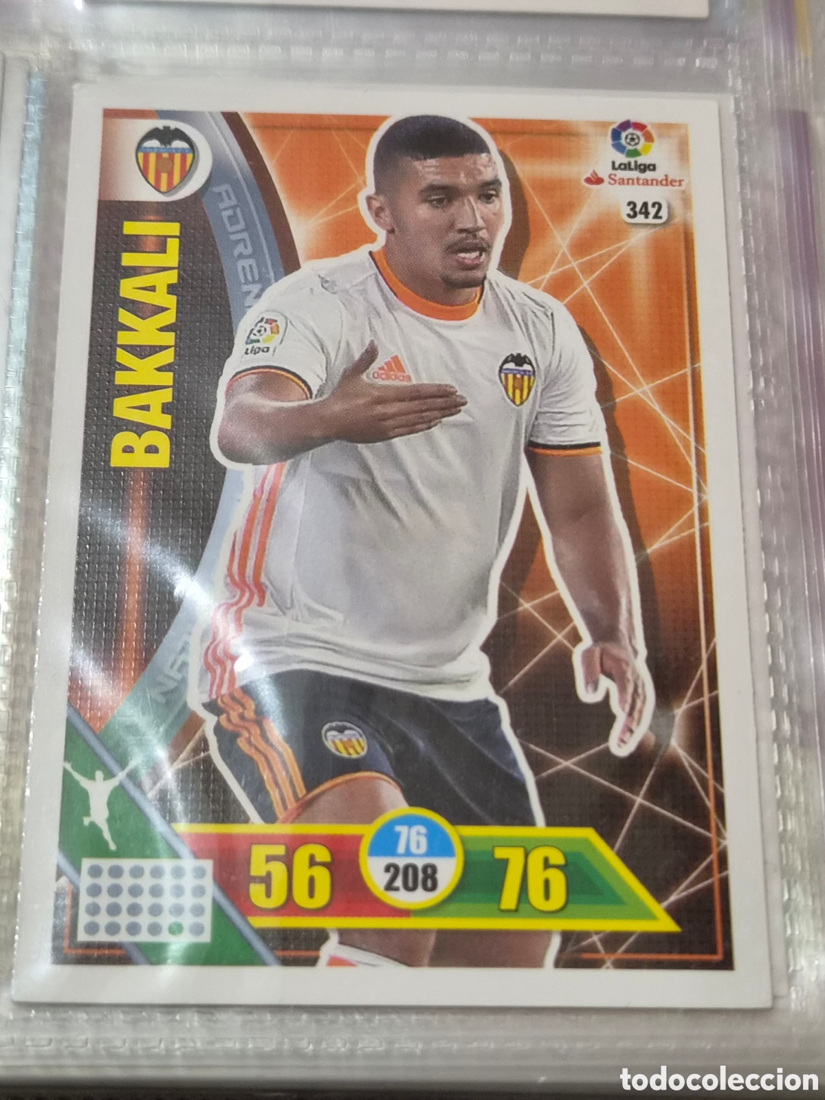 Trading Cards: 342 - BAKKALI , VALENCIA ADRENALYN 2016 2017