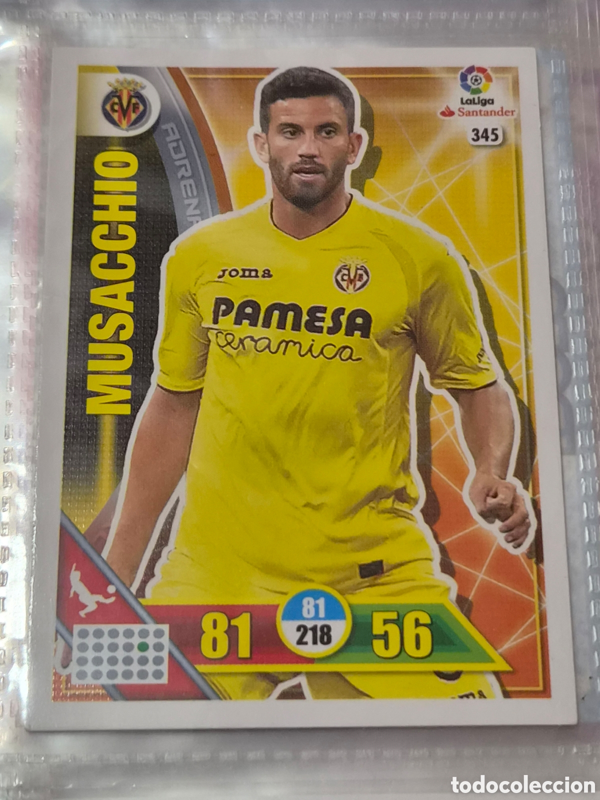 Trading Cards: 345 - MUSACCHIO , VILLARREAL ADRENALYN 2016 2017