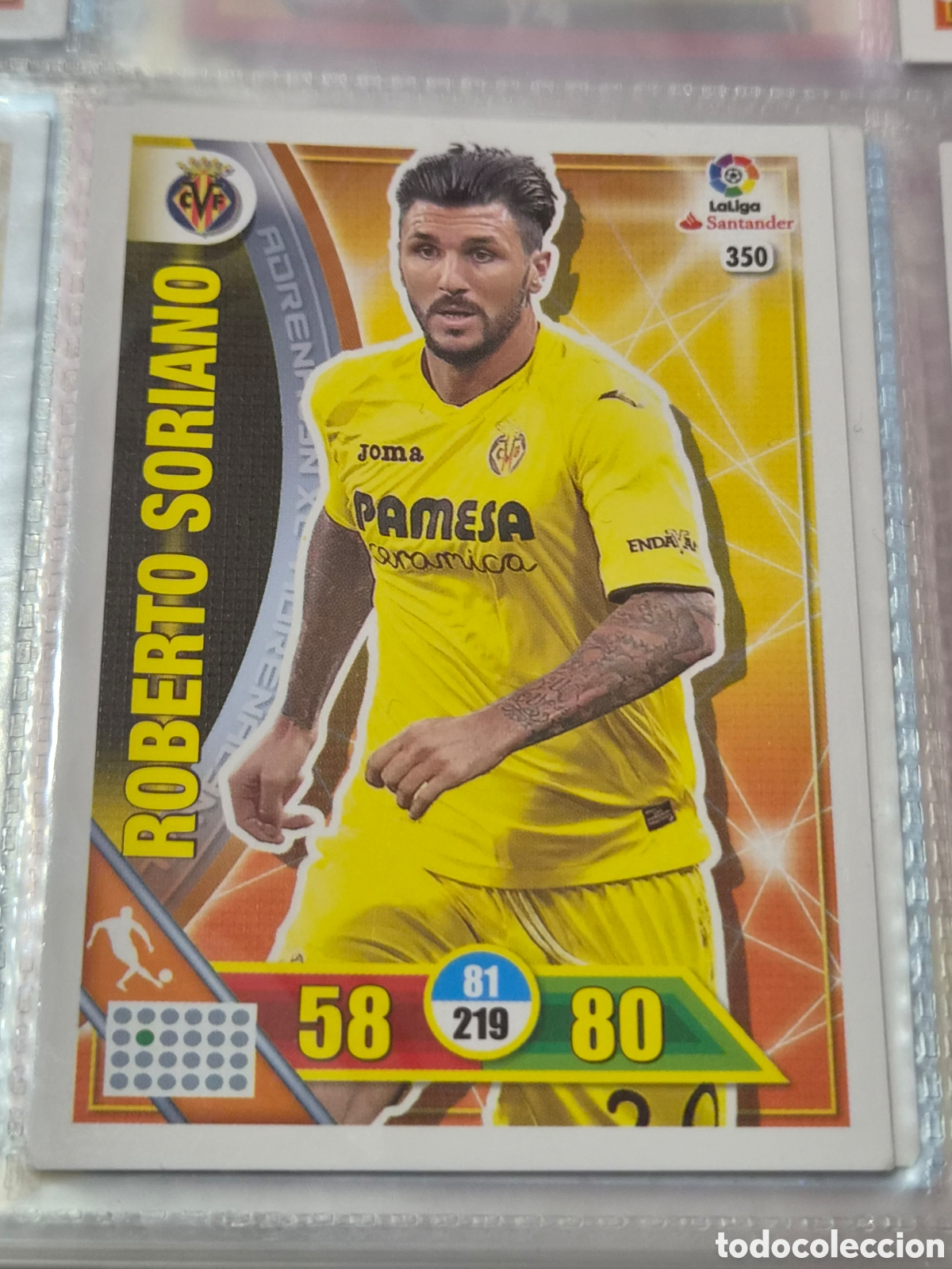 Trading Cards: 350 - ROBERTO SORIANO , VILLARREAL ADRENALYN 2016 2017