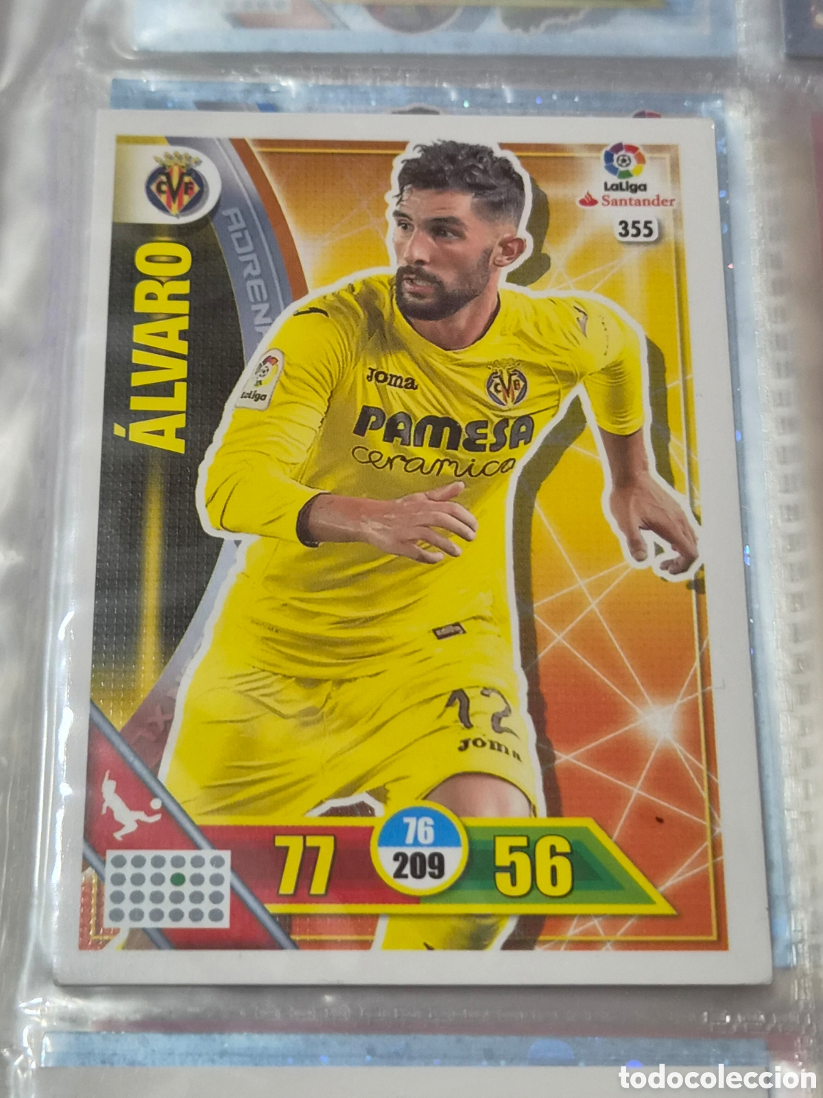 Trading Cards: 355 - &Aacute;LVARO, VILLARREAL ADRENALYN 2016 2017