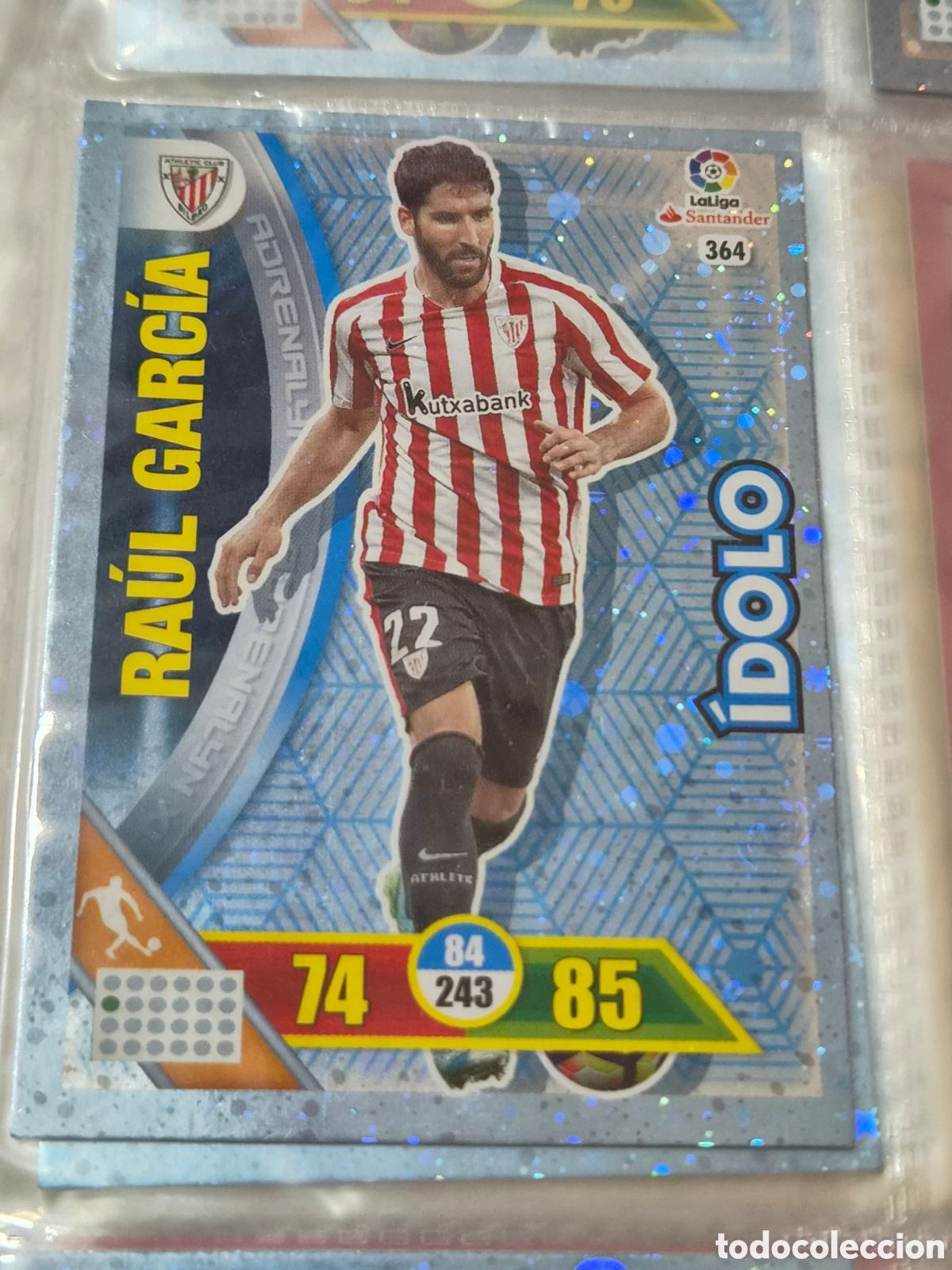 Trading Cards: 364 - RAUL GARC&Iacute;A, AT.BILBAO IDOLO ADRENALYN 2016 2017