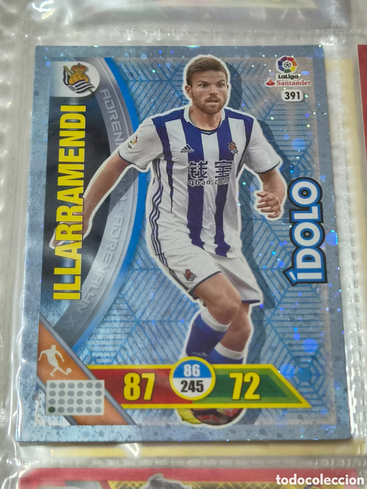 Trading Cards: 391 - ILLARRAMENDI, REAL SOCIEDAD IDOLO 2016 2017