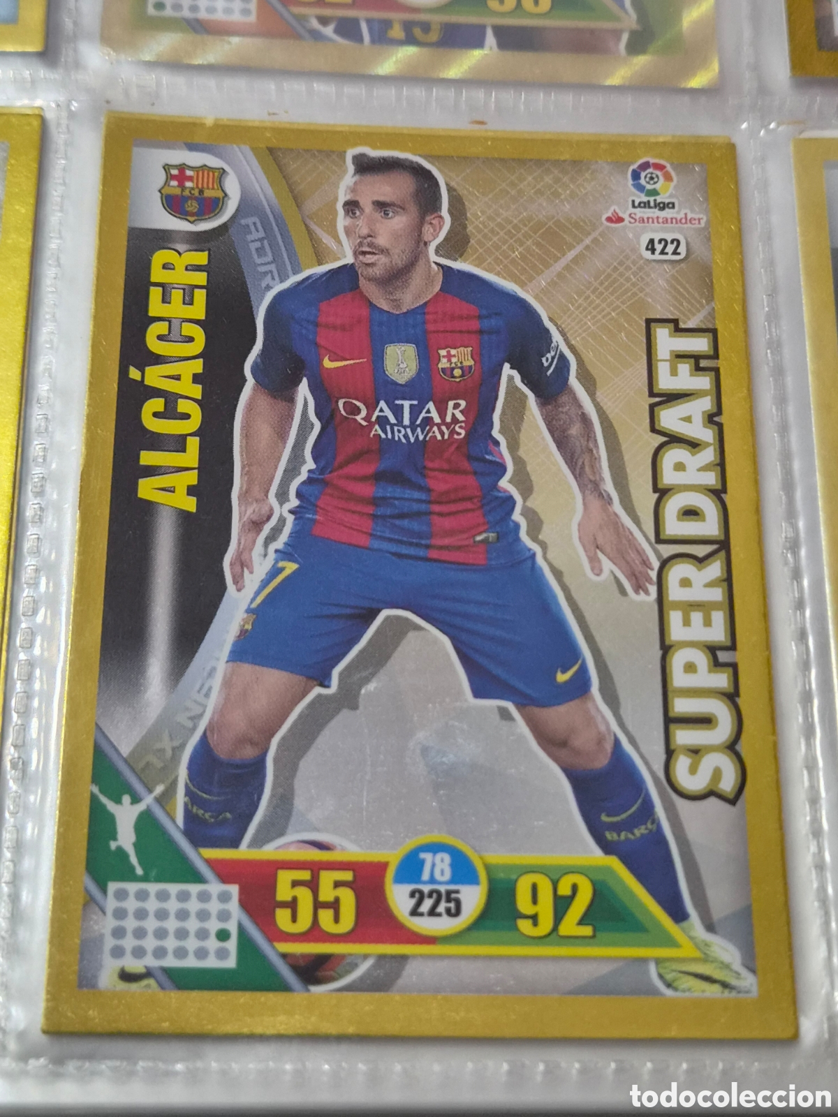 Trading Cards: 422 - ALCACER, BARCELONA SUPER DRAFT ADRENALYN 2016 2017