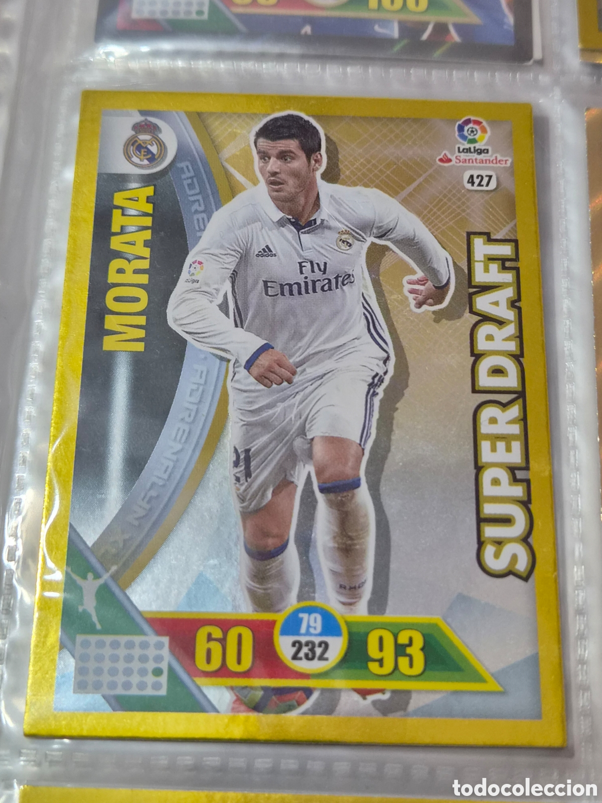 Trading Cards: 427 - MORATA, REAL MADRID SUPER DRAFT ADRENALYN 2016 2017