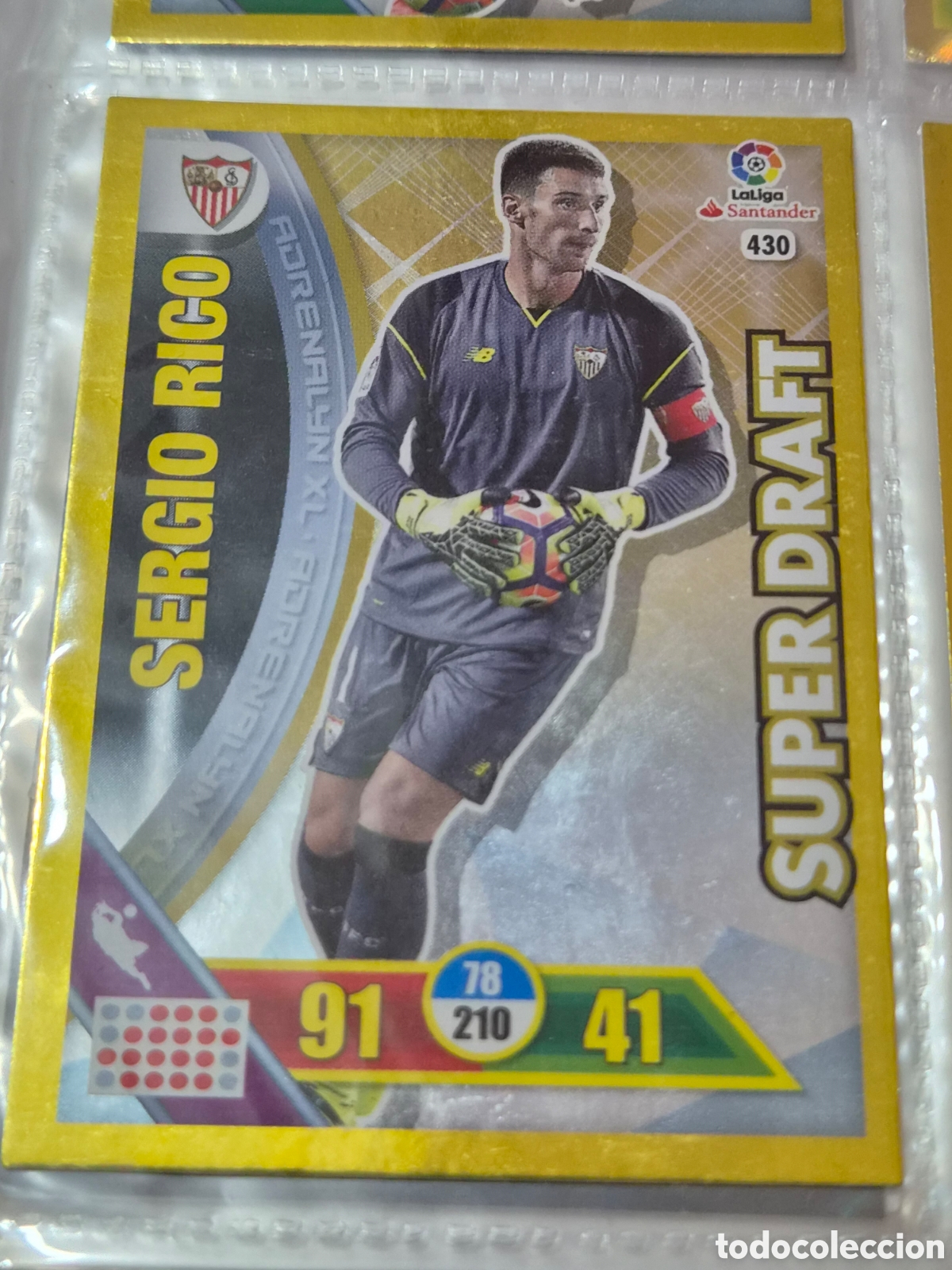 Trading Cards: 430 - SERGIO RICO , SEVILLA SUPER DRAFT ADRENALYN 2016 2017