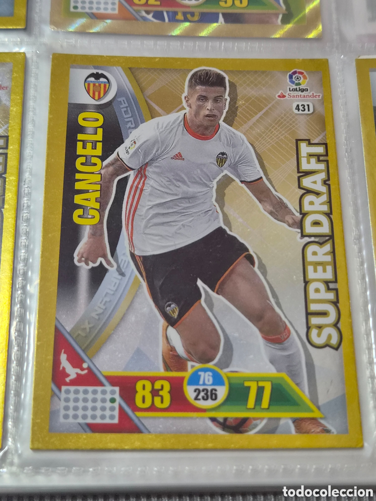 Trading Cards: 431 - CANCELO, VALENCIA SUPER DRAFT ADRENALYN 2016 2017