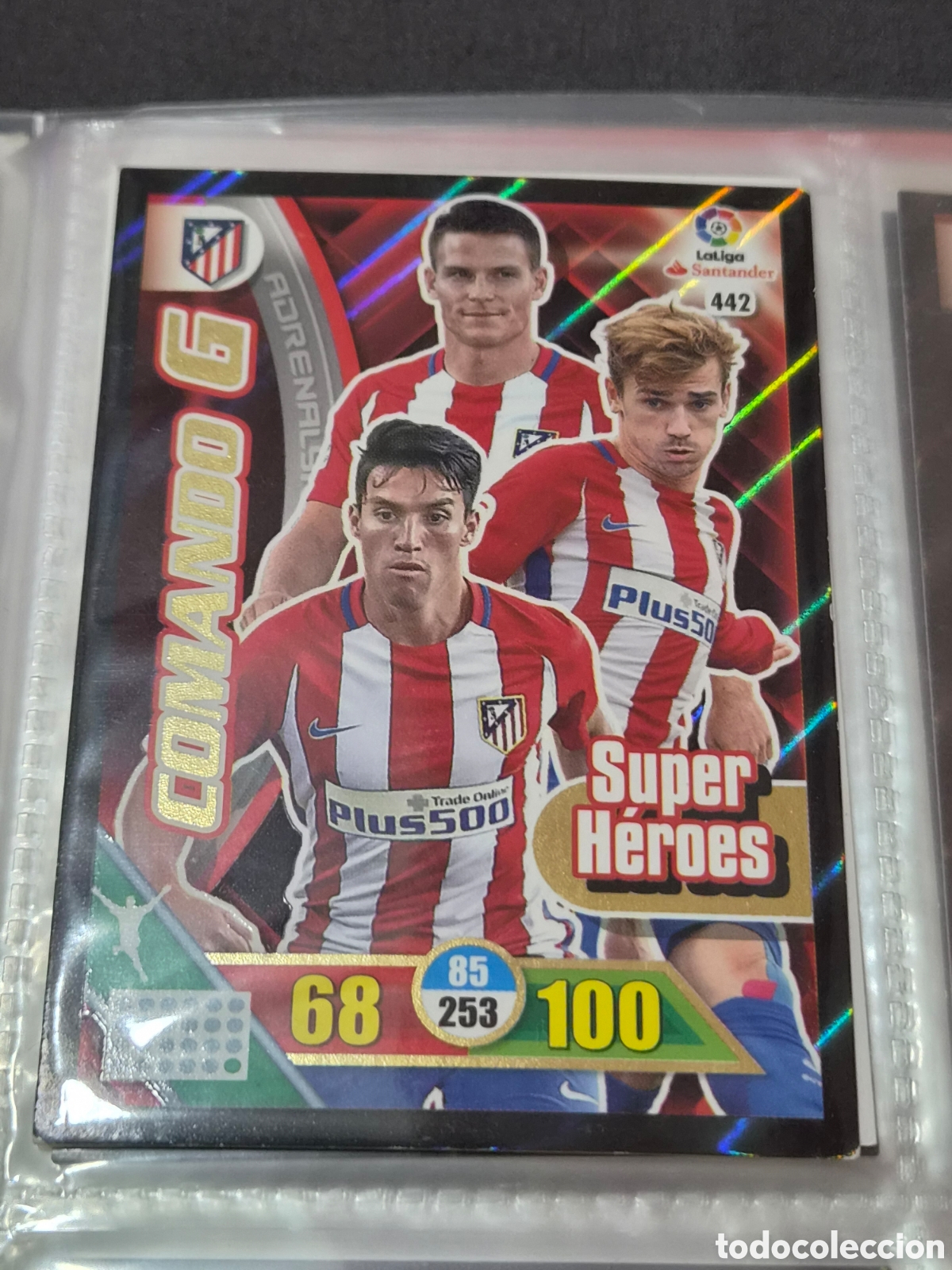 Trading Cards: 422 - COMANDO G , AT.MADRID ADRENALYN 2016 2017