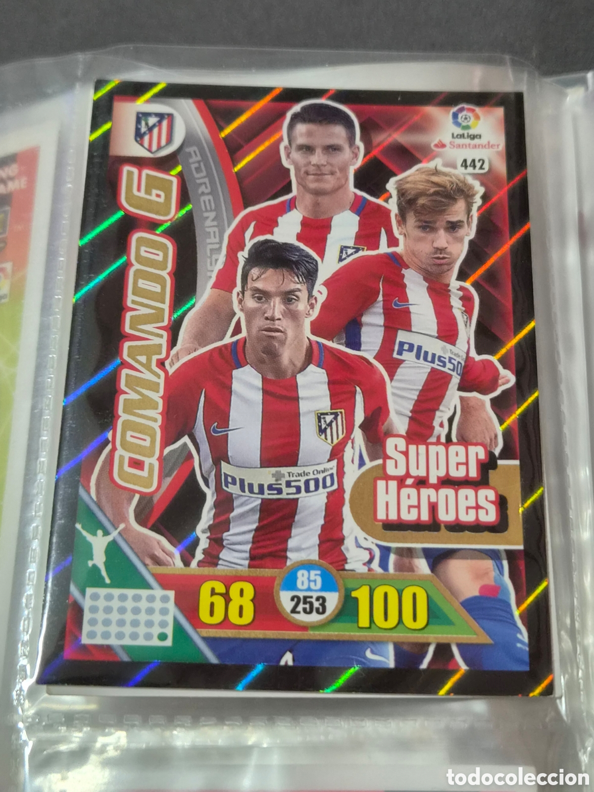 Trading Cards: 442 - COMANDO G , AT.MADRID ADRENALYN 2016 2017
