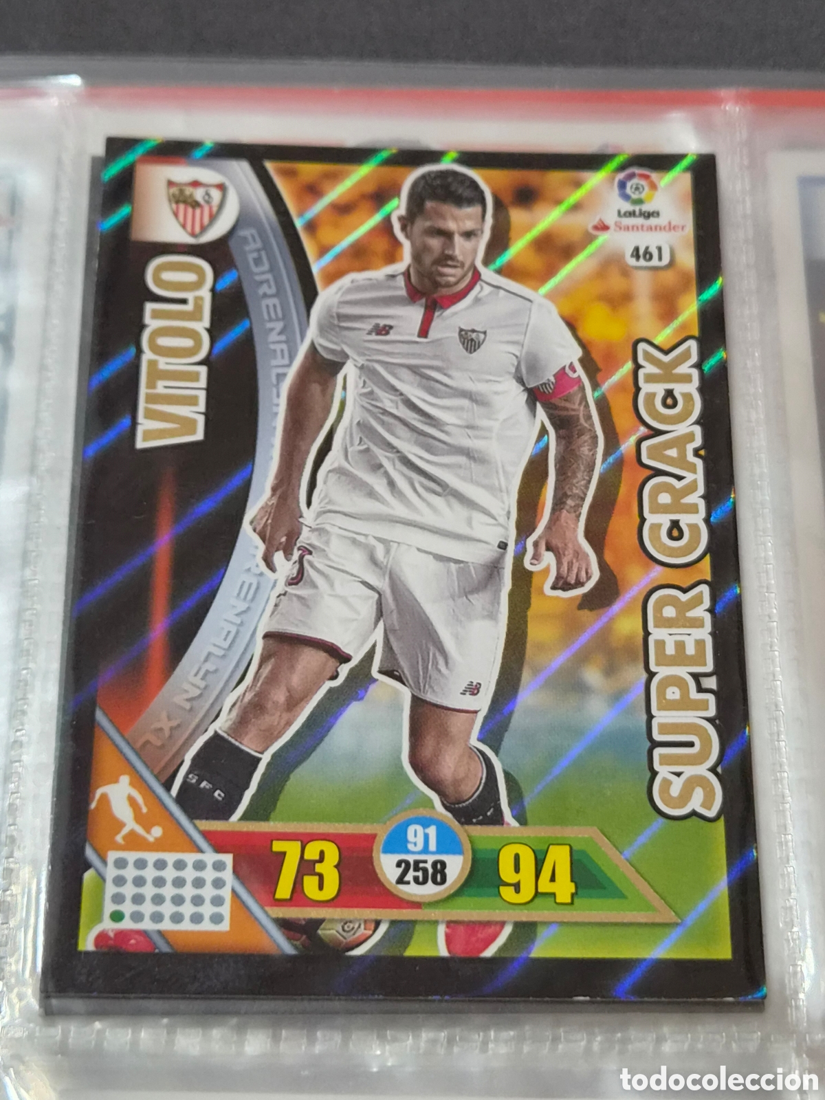 Trading Cards: 461 - VITOLO , SEVILLA SUPER CRACK ADRENALYN 2016 2017