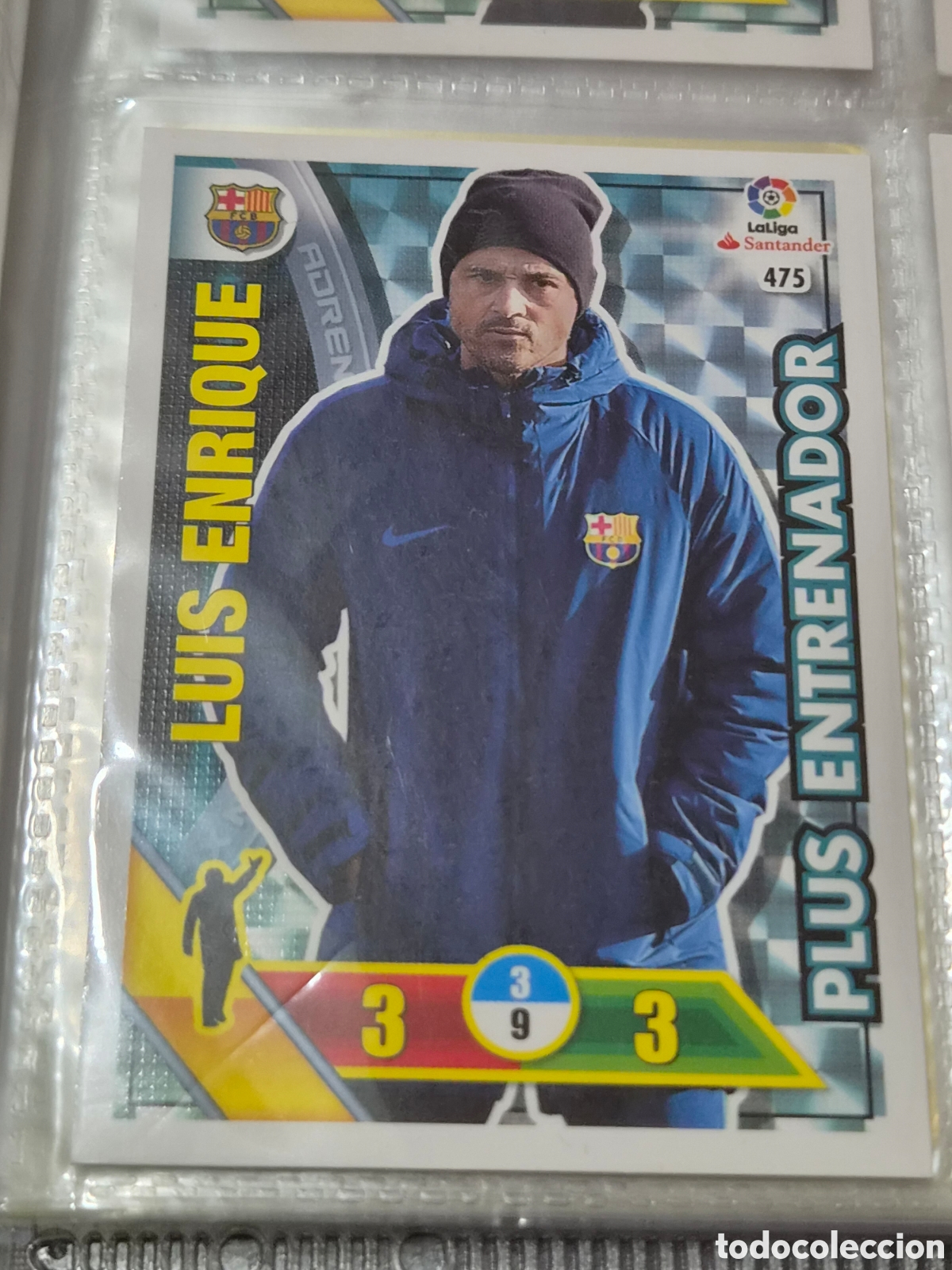 Trading Cards: 475 - LUIS ENRIQUE, BARCELONA PLUS ENTRENADOR ADRENALYN 2016 2017