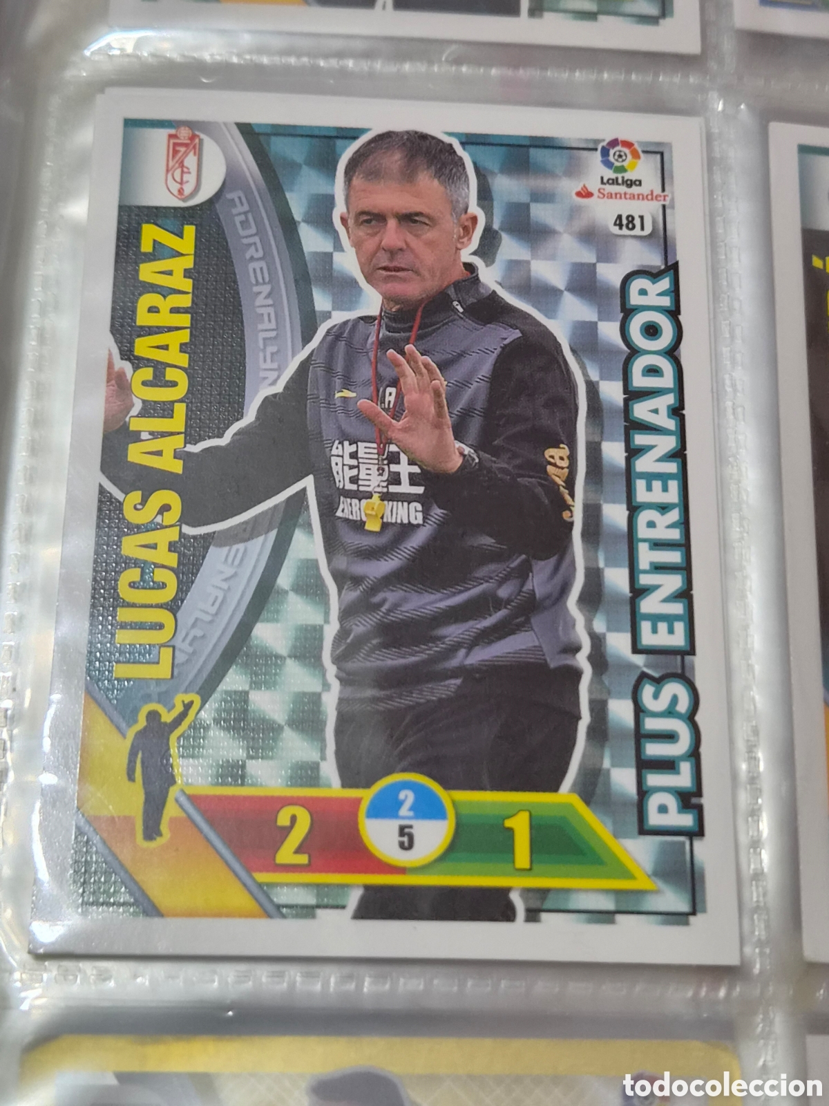 Trading Cards: 481 - LUCAS ALCARAZ, GRANADA PLUS ENTRENADOR ADRENALYN 2016 2017