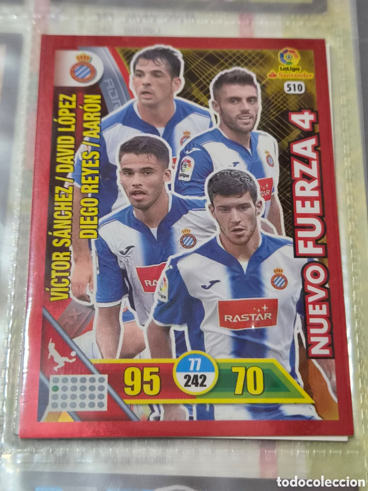 Trading Cards: 510 - NUEVO FUERZA 4 , ESPA&Ntilde;OL ADRENALYN 2016 2017