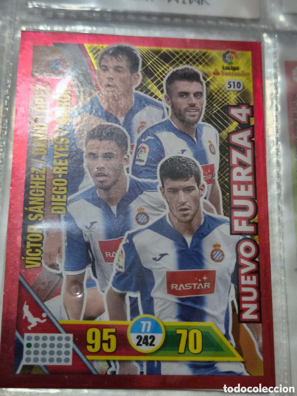 Trading cards: 510 - NUEVO FUERZA 4 , ESPA&Ntilde;OL ADRENALYN 2016 2017