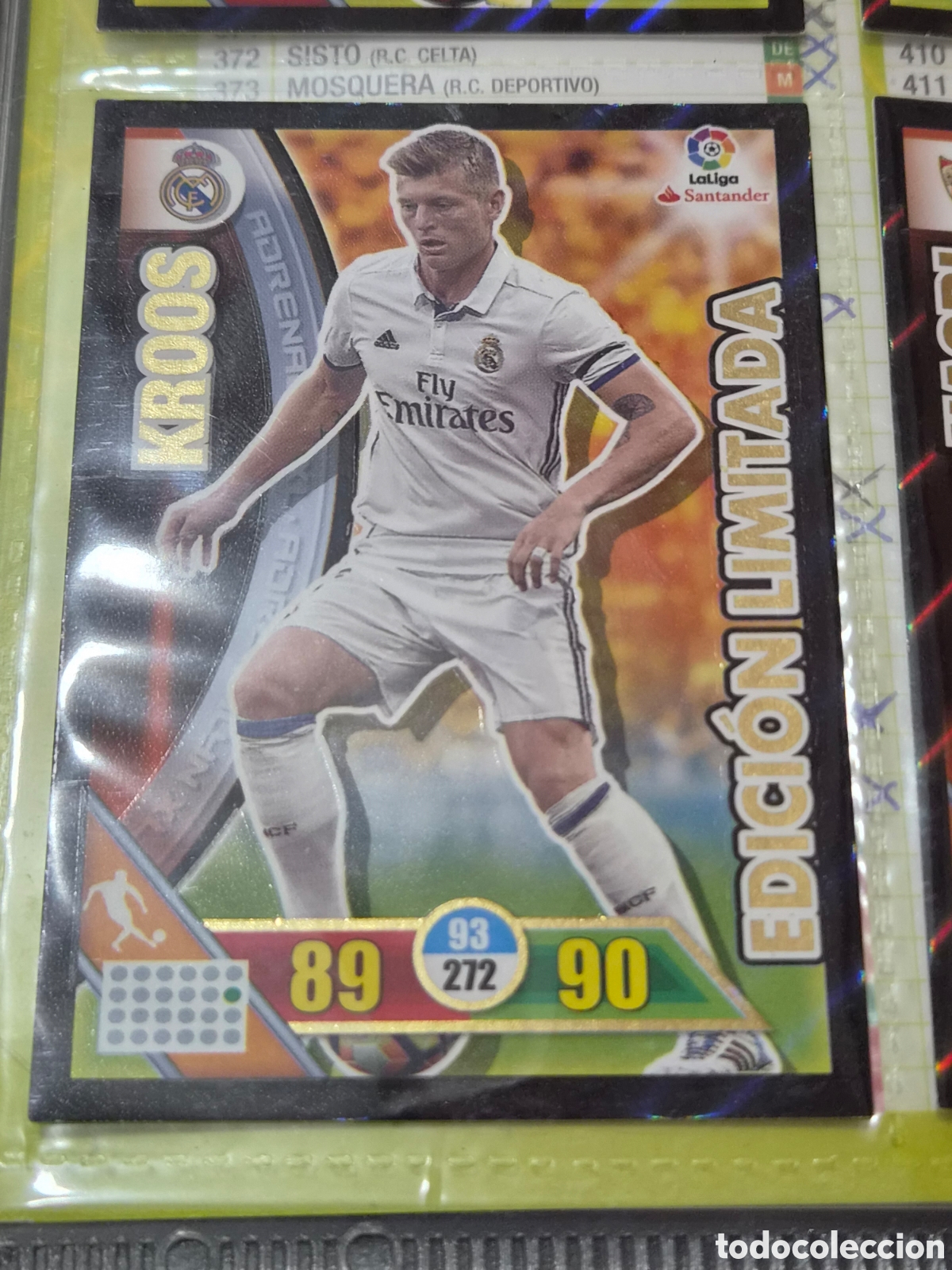 Trading cards: KROOS, REAL MADRID EDICI&Oacute;N LIMITADA ADRENALYN 2016 2017