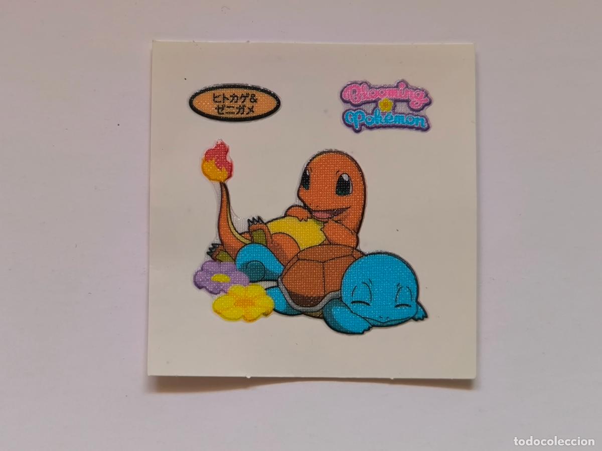 Trading cards: POKEMON DAIICHI PAN - CHARMANDER Y SQUIRTLE - DECO CHARA BREAD STICKER / SEAL (&Ntilde;7C8)
