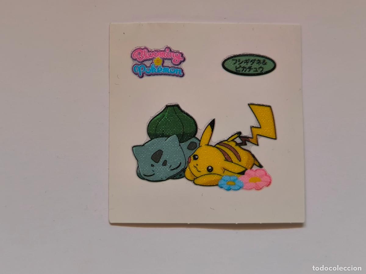Trading cards: POKEMON DAIICHI PAN - BULBASAUR Y PIKACHU - DECO CHARA BREAD STICKER / SEAL (&Ntilde;7C7)