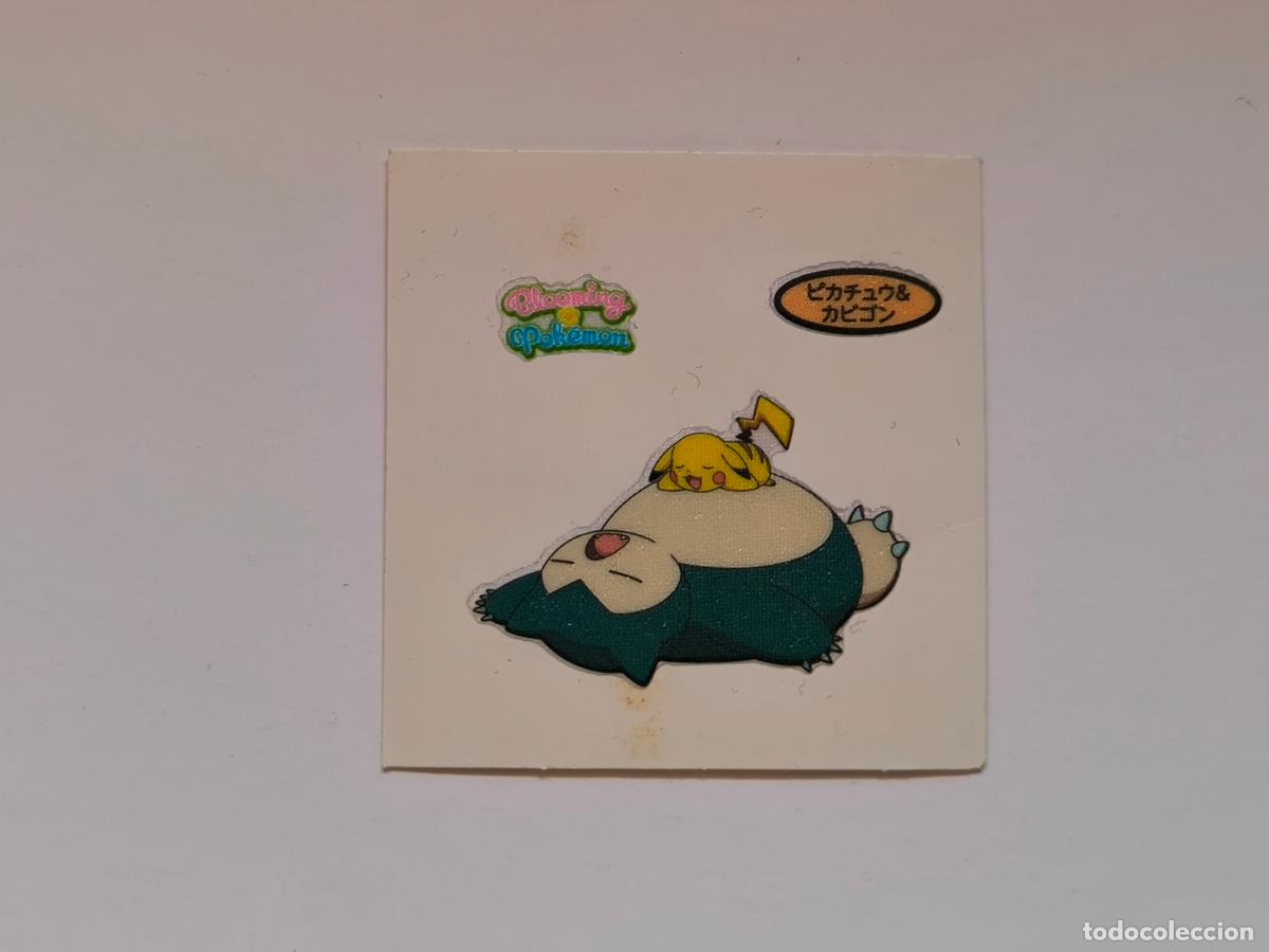 Trading cards: POKEMON DAIICHI PAN - SNORLAX Y PIKACHU - DECO CHARA BREAD STICKER / SEAL (&Ntilde;7C7)