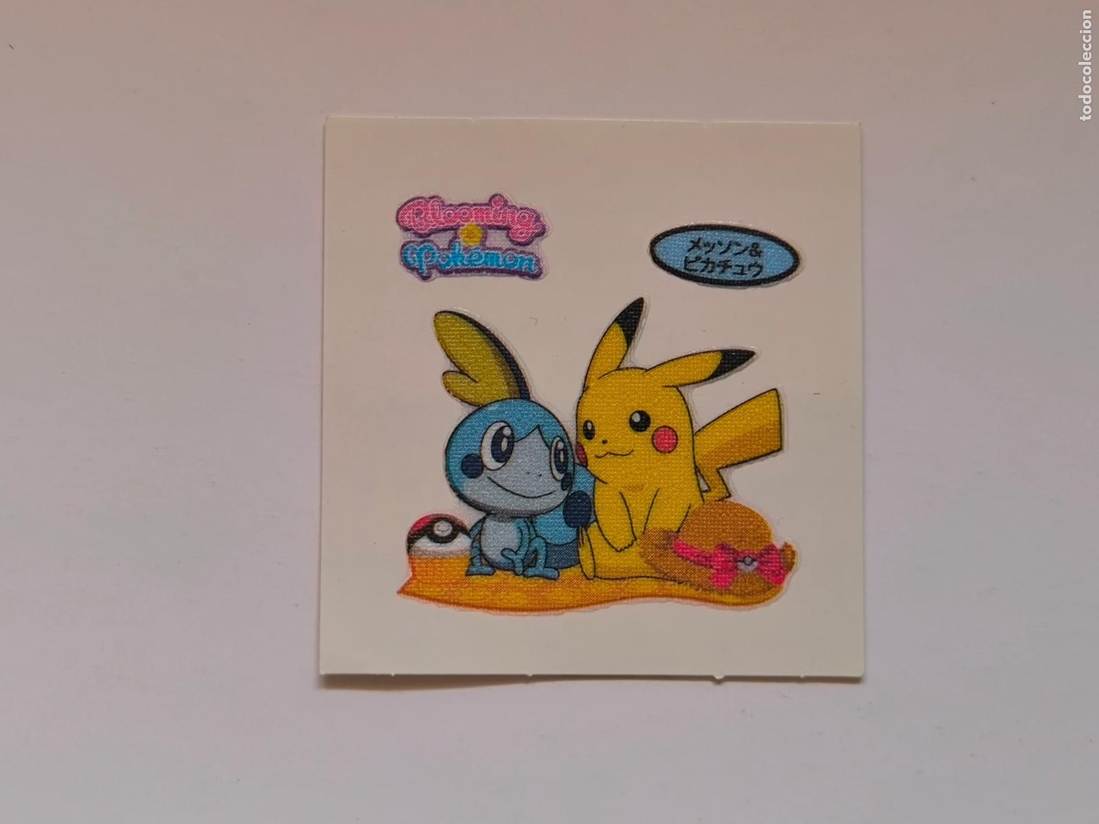Trading cards: POKEMON DAIICHI PAN - PIKACHU Y SOBBLE - DECO CHARA BREAD STICKER / SEAL (&Ntilde;7C8)