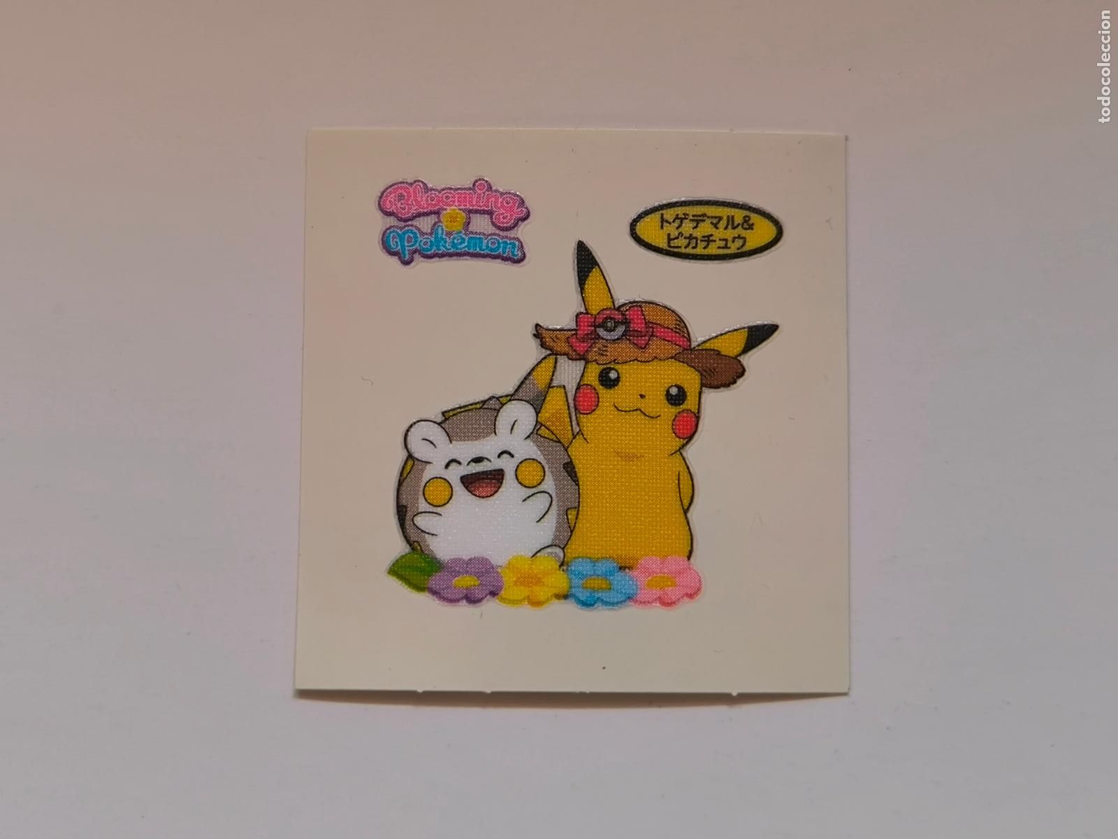 Trading cards: POKEMON DAIICHI PAN - PIKACHU Y TOGEDEMARU - DECO CHARA BREAD STICKER / SEAL (&Ntilde;7C9)