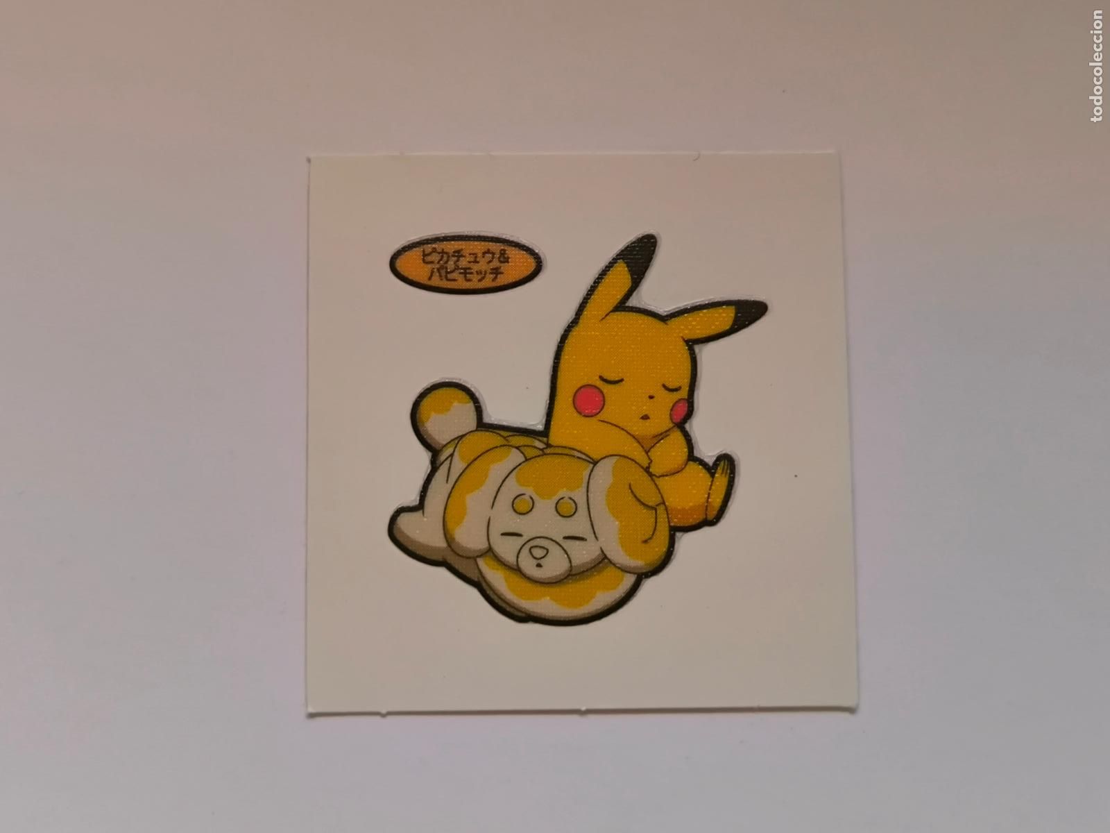 Trading cards: POKEMON DAIICHI PAN - PIKACHU Y FIDOUGH - DECO CHARA BREAD STICKER / SEAL (&Ntilde;7C9)