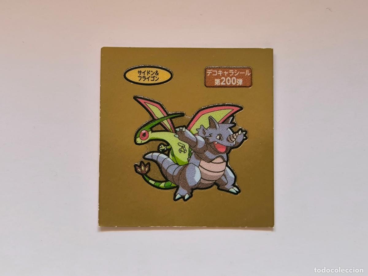 Trading cards: POKEMON DAIICHI PAN - RHYDON Y FLYGON - DECO CHARA BREAD STICKER / SEAL (&Ntilde;7C8)