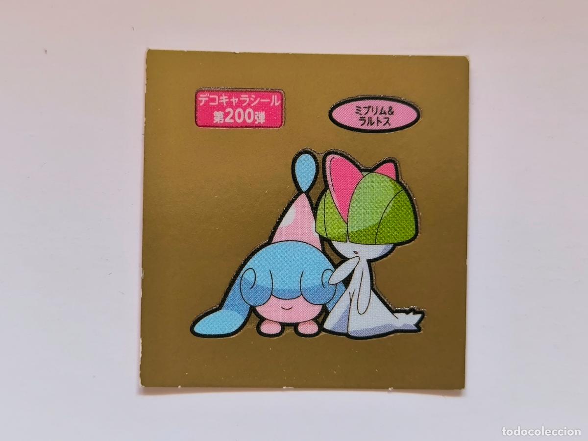 Trading cards: POKEMON DAIICHI PAN - RALTS Y HATENNA - DECO CHARA BREAD STICKER / SEAL (&Ntilde;7C9)