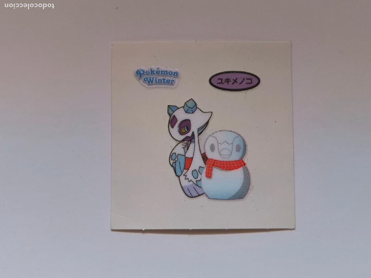 Trading cards: POKEMON DAIICHI PAN - FROSLASS WINTER - DECO CHARA BREAD STICKER / SEAL - ORIGINAL JAPON (&Ntilde;7C9)