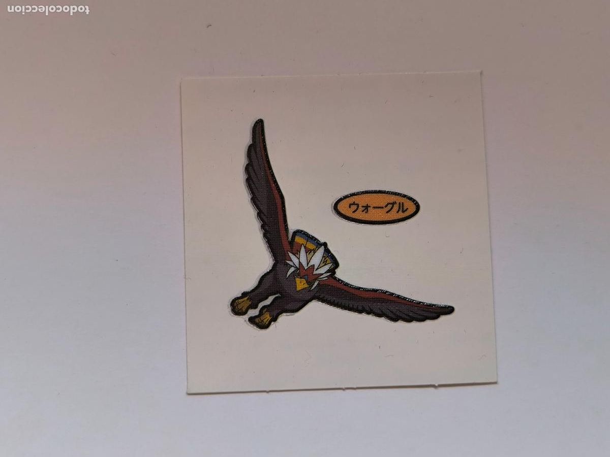 Trading cards: POKEMON DAIICHI PAN - BRAVIARY - DECO CHARA BREAD STICKER / SEAL - ORIGINAL JAPON (&Ntilde;7C8)