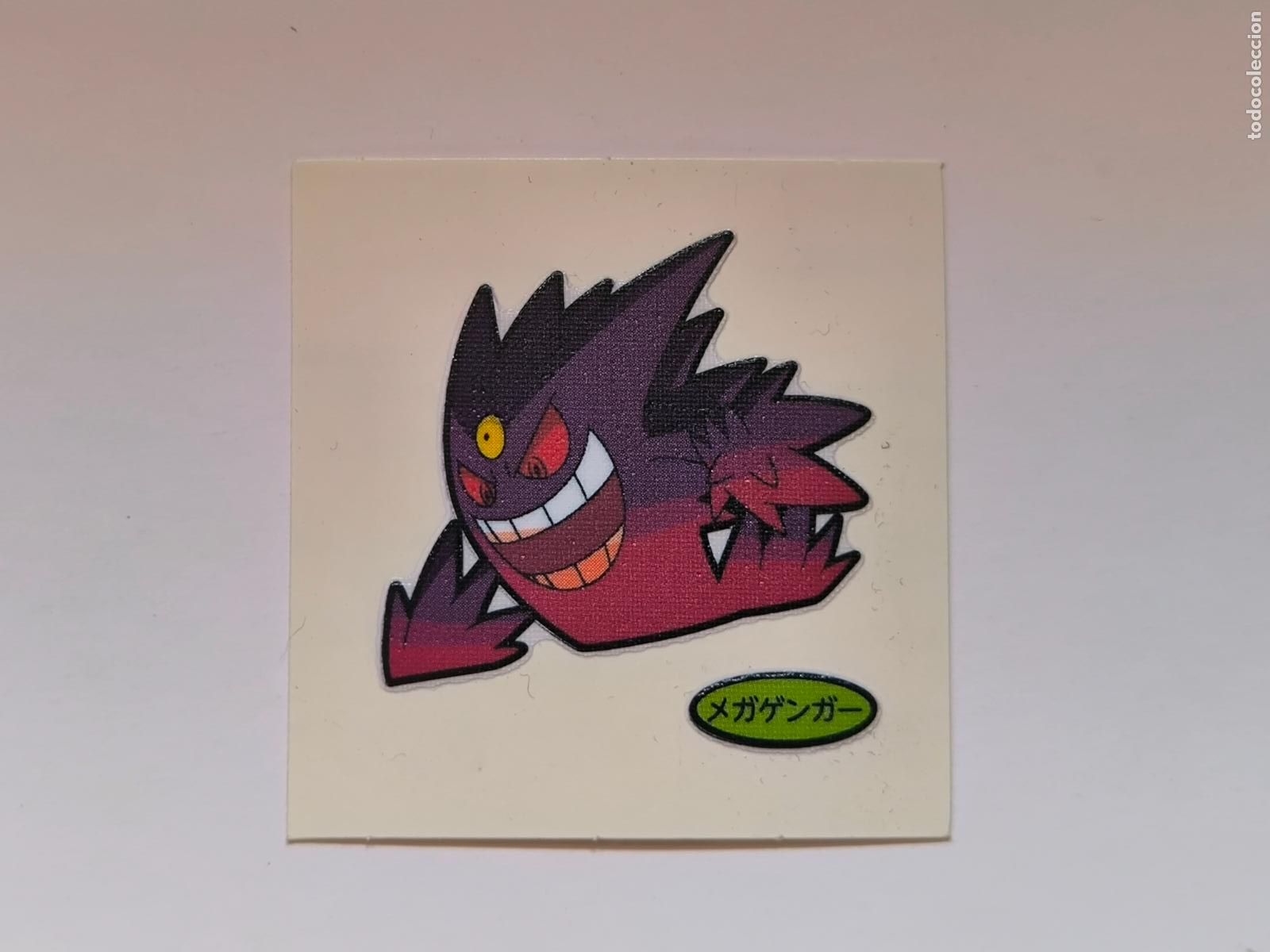 Trading cards: POKEMON DAIICHI PAN - MEGA GENGAR - DECO CHARA BREAD STICKER / SEAL - ORIGINAL JAPON (&Ntilde;7C9)