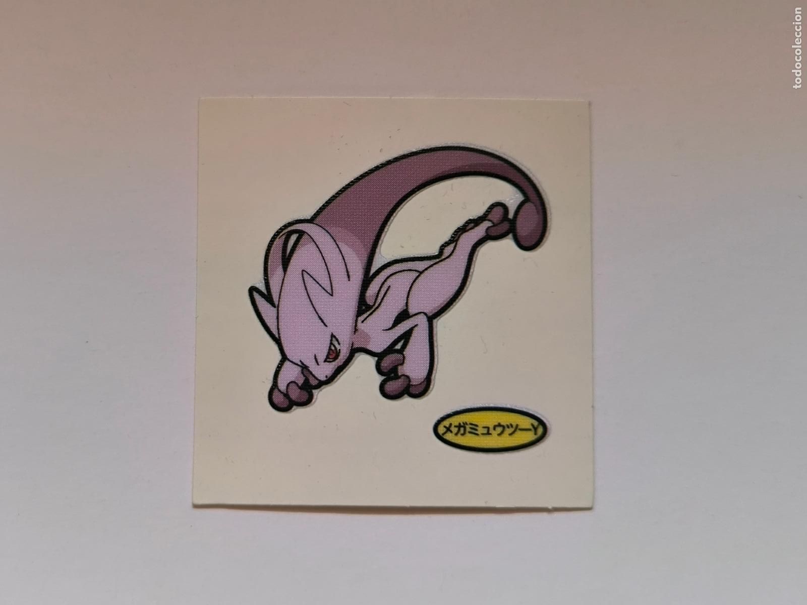 Trading cards: POKEMON DAIICHI PAN - MEGA MEWTWO Y - DECO CHARA BREAD STICKER / SEAL - ORIGINAL JAPON (&Ntilde;7C9)