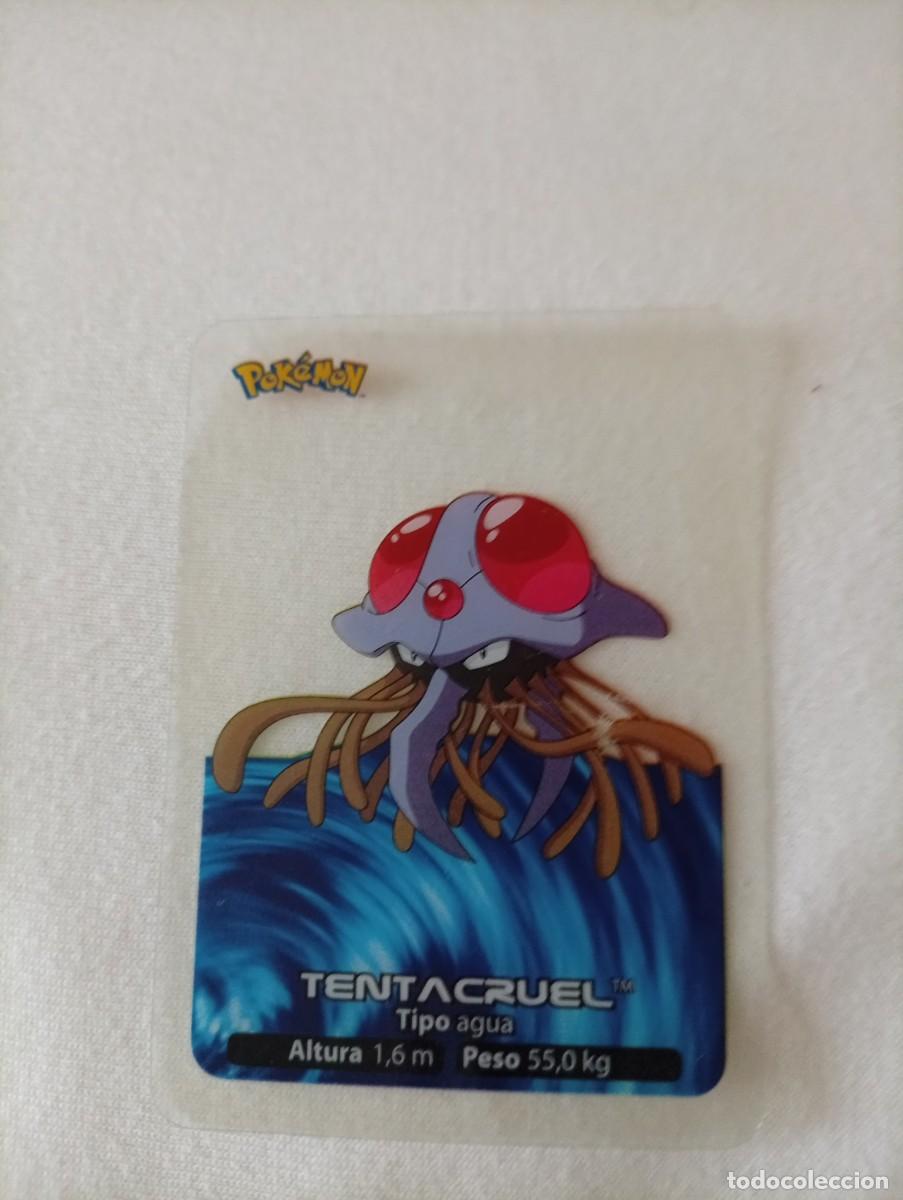 Trading cards: Carta coleccionable de Tentacruel, n&uacute;mero 073, de la colecci&oacute;n Lamincards del a&ntilde;o 2005. - Tipo: Agu
