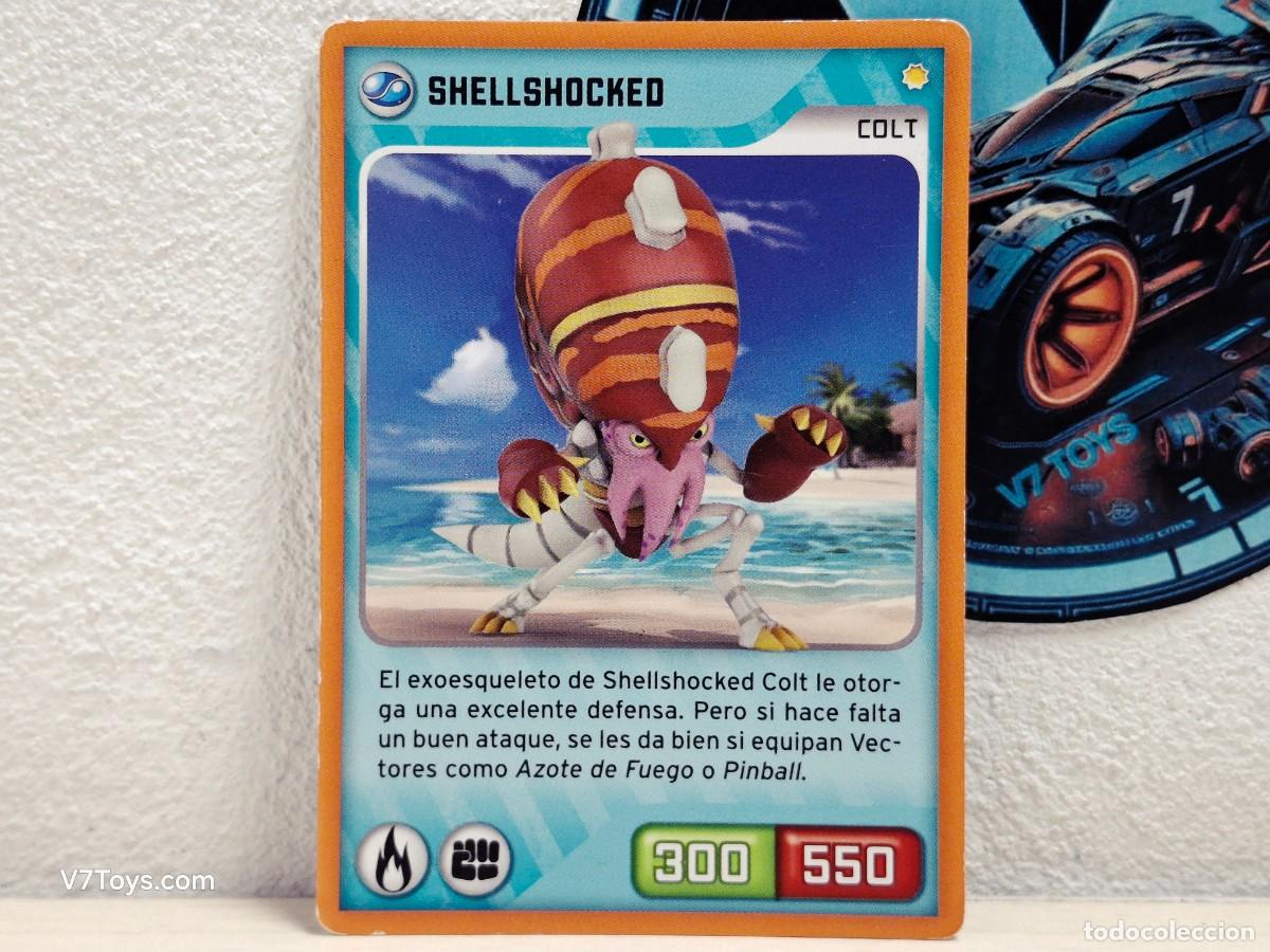 Trading cards: Carta Shellshocked 155 Invizimals 2014 Panini - Foto 1