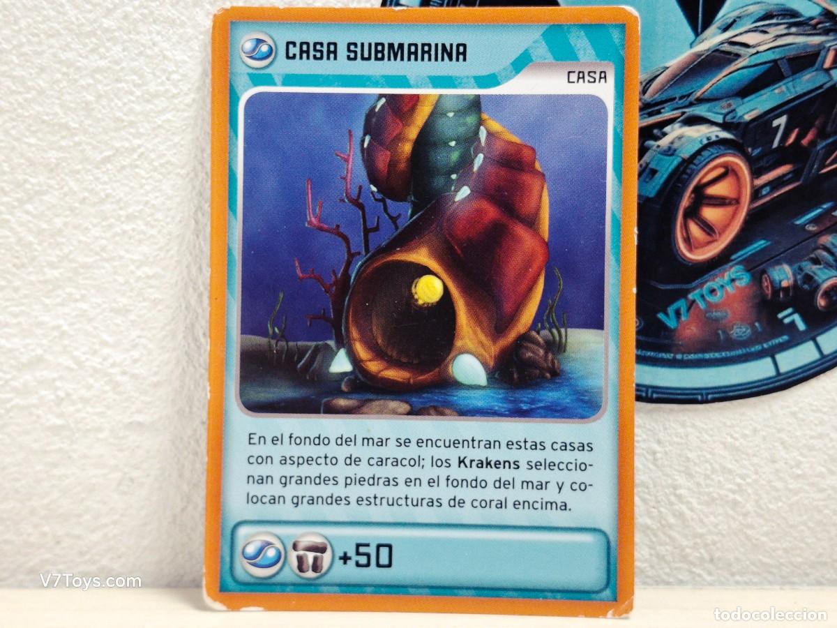 Trading cards: Carta Casa Submarina 356 Invizimals 2014 Panini