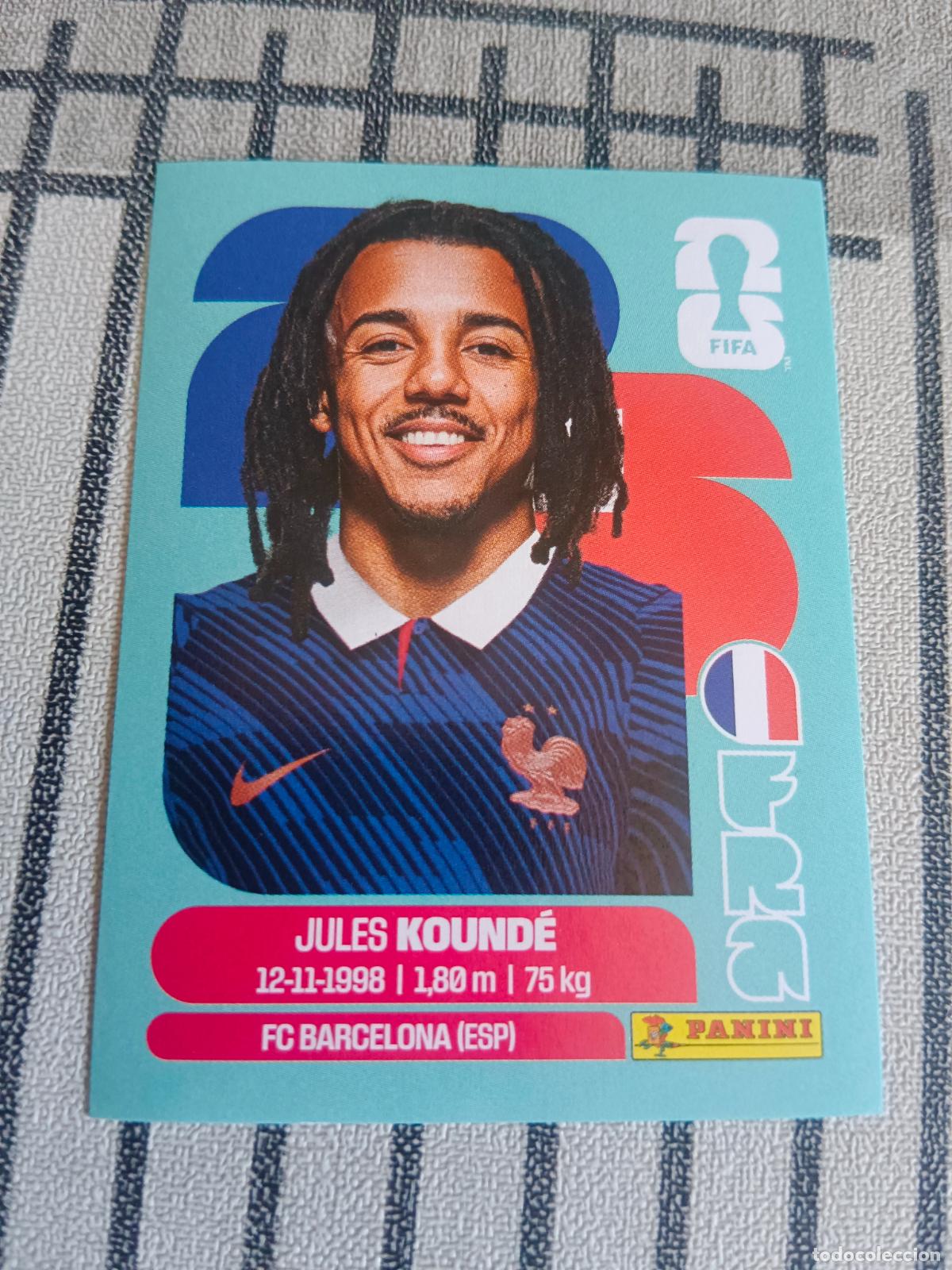 Trading cards: MUNDIAL 2026 ESTADOS UNIDOS USA MEXICO MEJICO CANADA FRA 5 FRA5 JULES KOUNDE FRANCIA FIFA