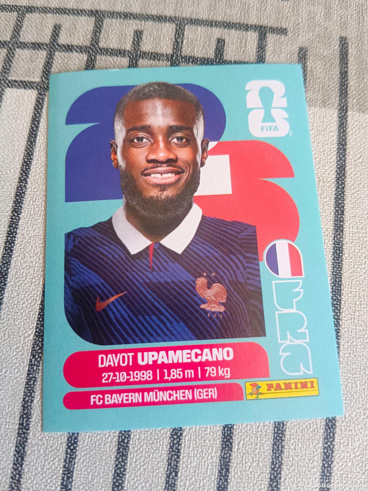 Sammelkarten: MUNDIAL 2026 ESTADOS UNIDOS USA MEXICO MEJICO CANADA FRA 7 FRA7 DAYOT UPAMECANO FRANCIA FIFA