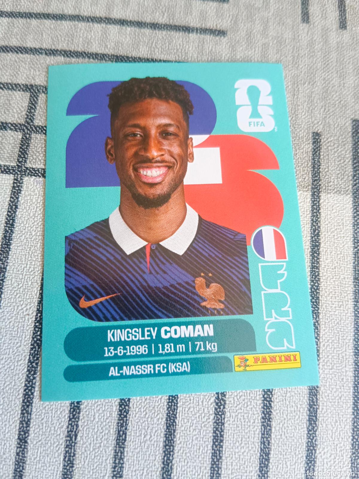 Trading cards: MUNDIAL 2026 ESTADOS UNIDOS USA MEXICO MEJICO CANADA FRA 18 FRA18 KINGSLEY COMAN FRANCIA FIFA