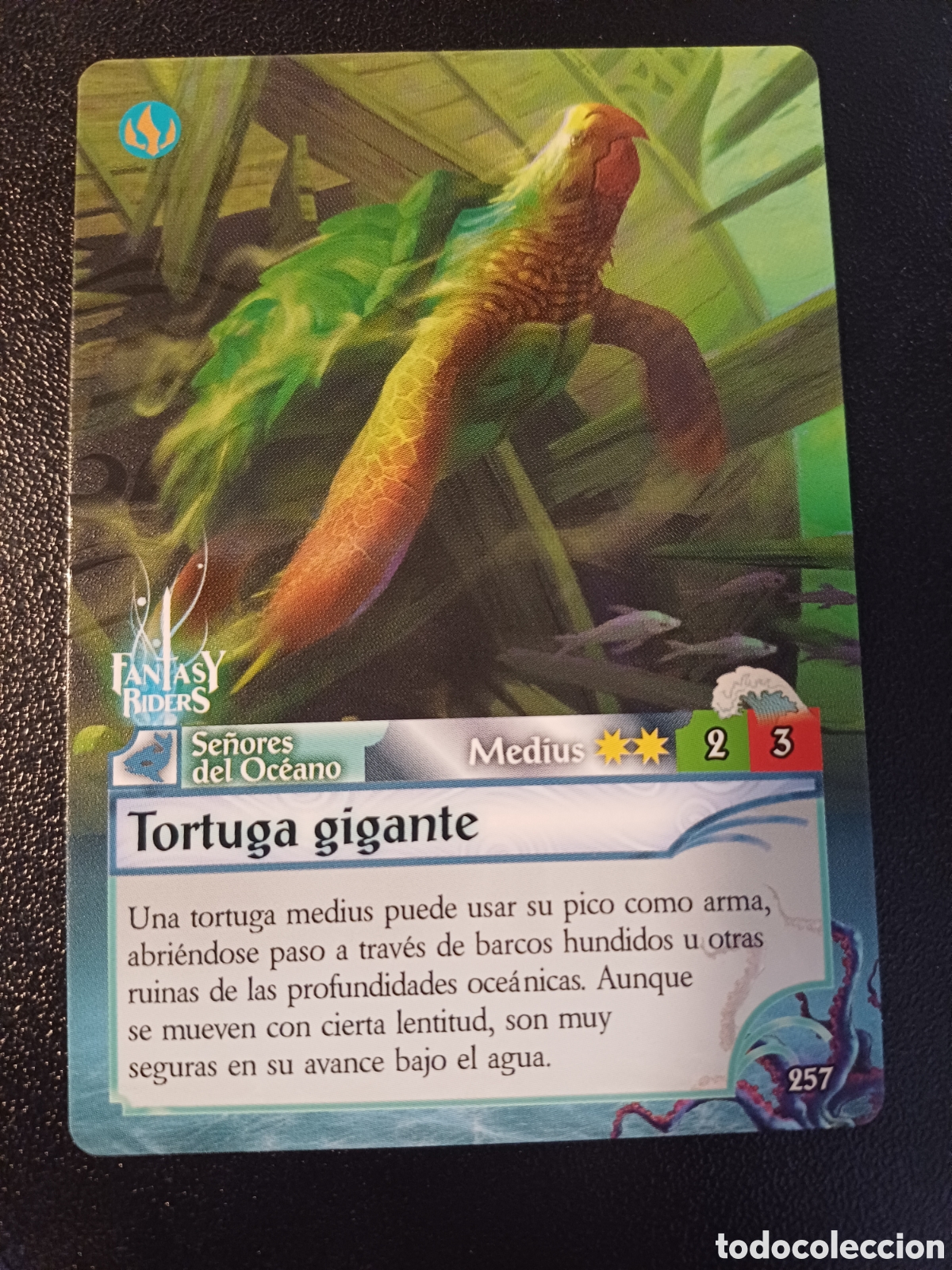 Figurine Collezionabili: #257 TORTUGA GIGANTE PANINI FANTASY RIDER 2018
