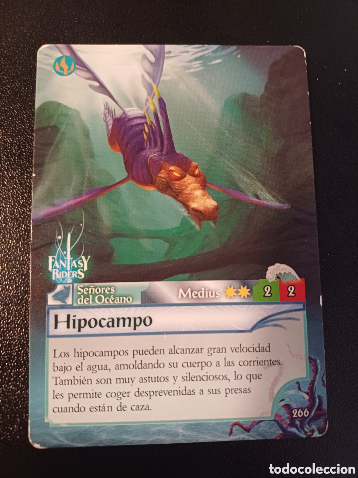 Figurine Collezionabili: #266 HIPOCAMPO MEDIUS PANINI FANTASY RIDER 2018