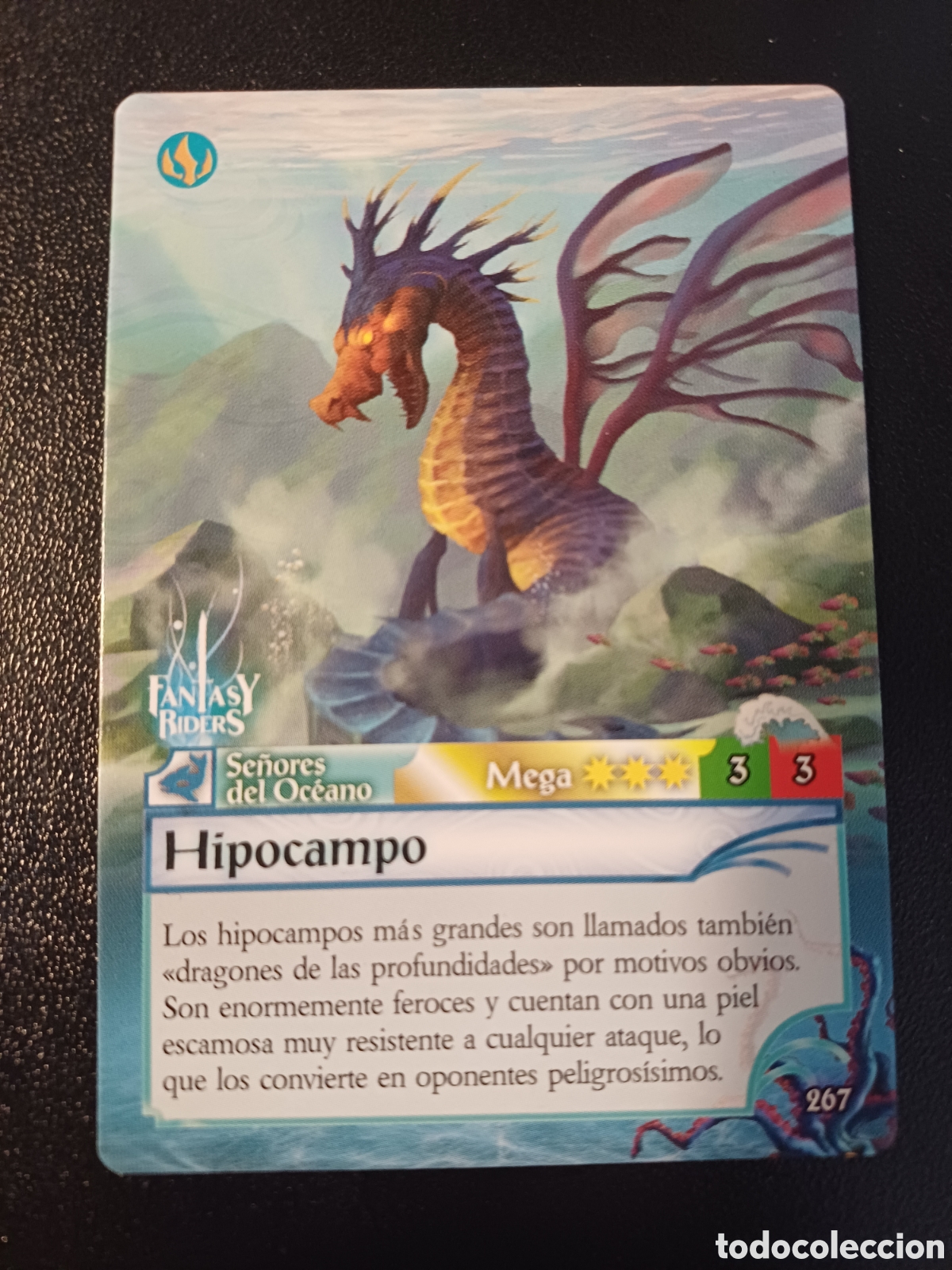 Figurine Collezionabili: #267 HIPOCAMPO MEGA PANINI FANTASY RIDER 2018