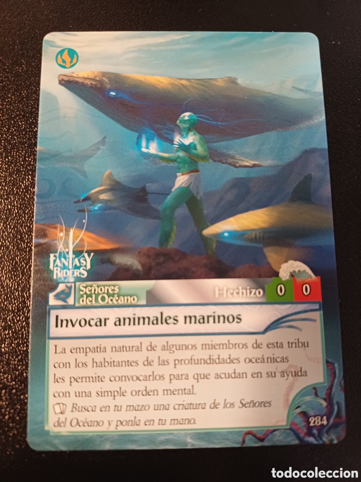 Trading cards: #284 INVOCAR ANIMALES MARINOS PANINI FANTASY RIDER 2018