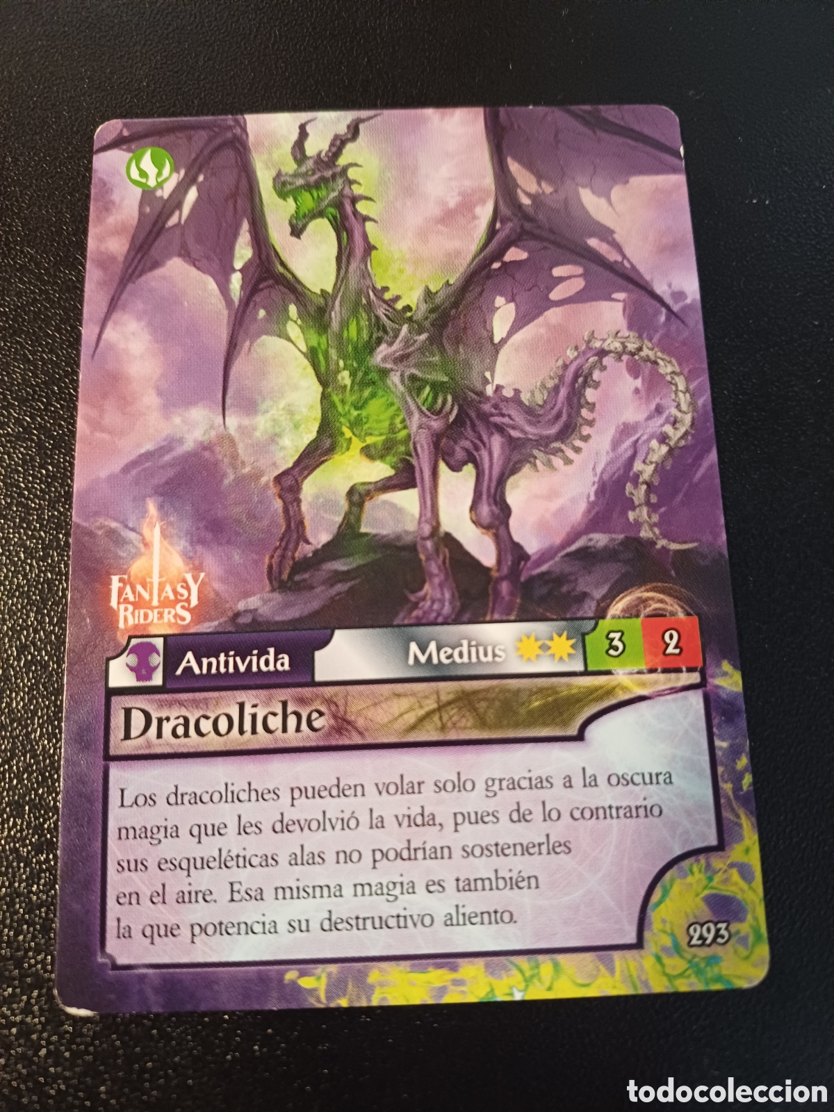Figurine Collezionabili: #293 DRACOLICHE PANINI FANTASY RIDER 2018