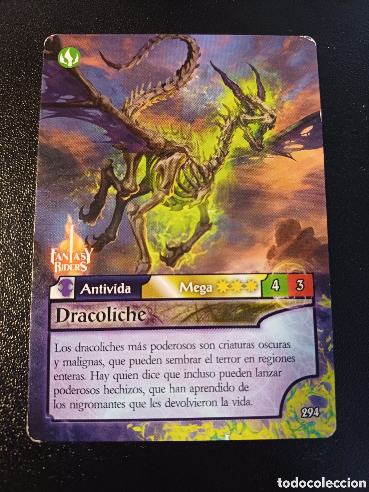 Figurine Collezionabili: #293 DRACOLICHE PANINI FANTASY RIDER 2018