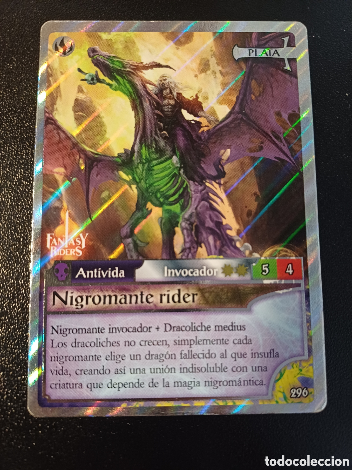 Figurine Collezionabili: #296 NIGROMANTE RIDER PLATA PANINI FANTASY RIDER 2018