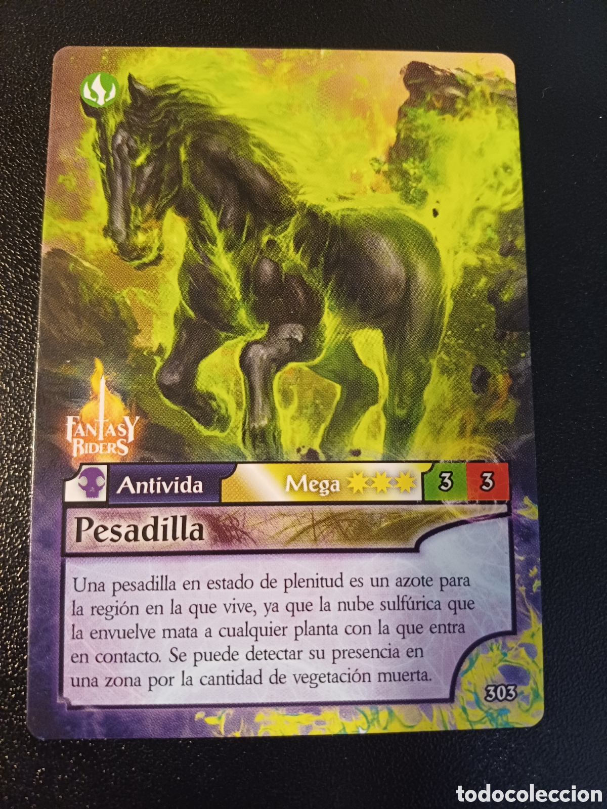 Sammelkarten: #303 PESADILLA MEGA PANINI FANTASY RIDER 2018