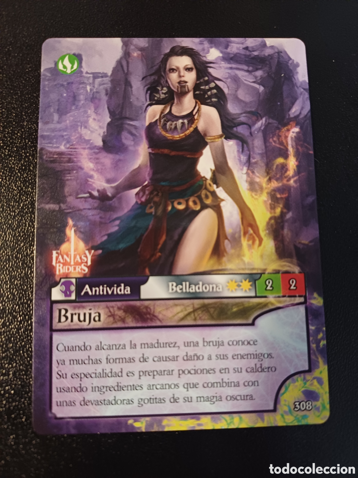 Sammelkarten: #308 BRUJA PANINI FANTASY RIDER 2018