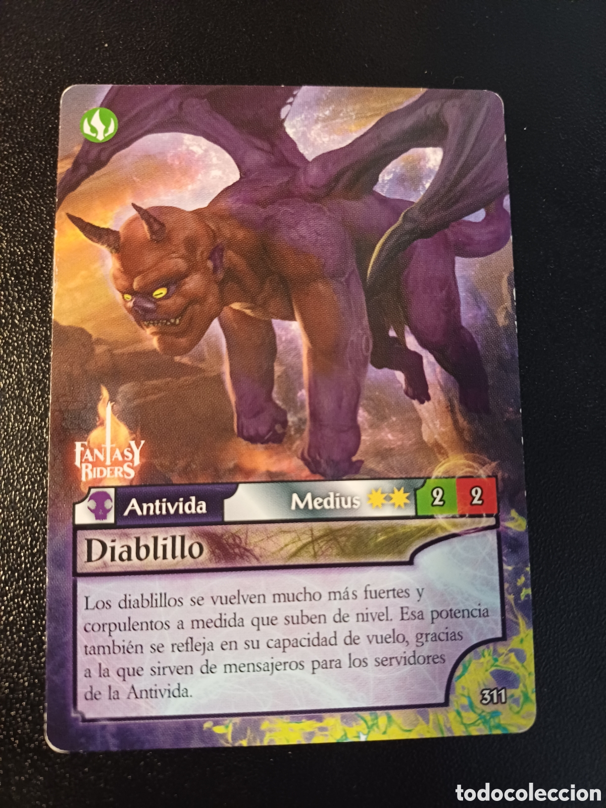 Sammelkarten: #311 DIABLILLO MEDIUS PANINI FANTASY RIDER 2018